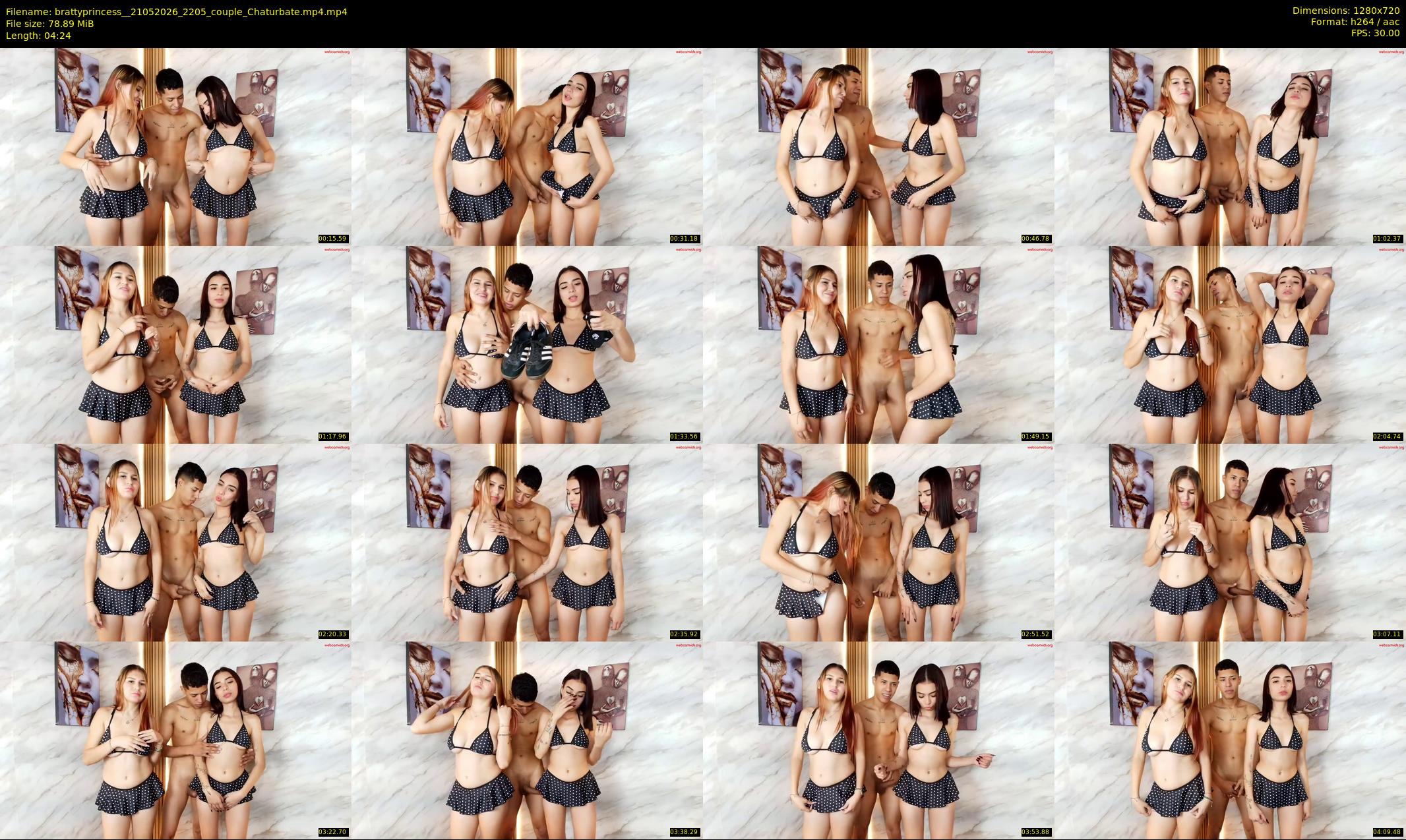 brattyprincess_ — 5 minute Chaturbate couple cam show recording, 720p, May 21, 2026