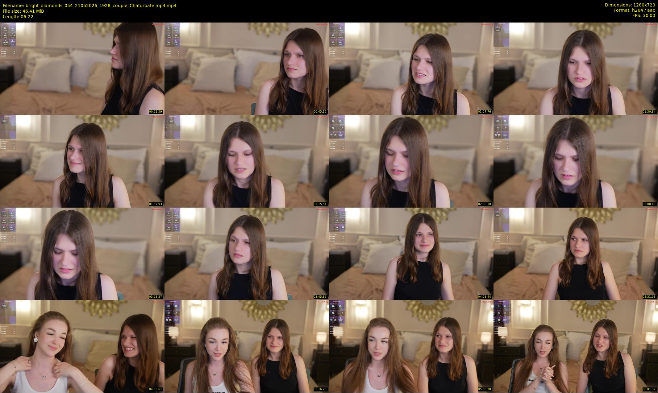 bright_diamonds_054 — 7 minute Chaturbate couple cam show recording, 720p, May 21, 2026