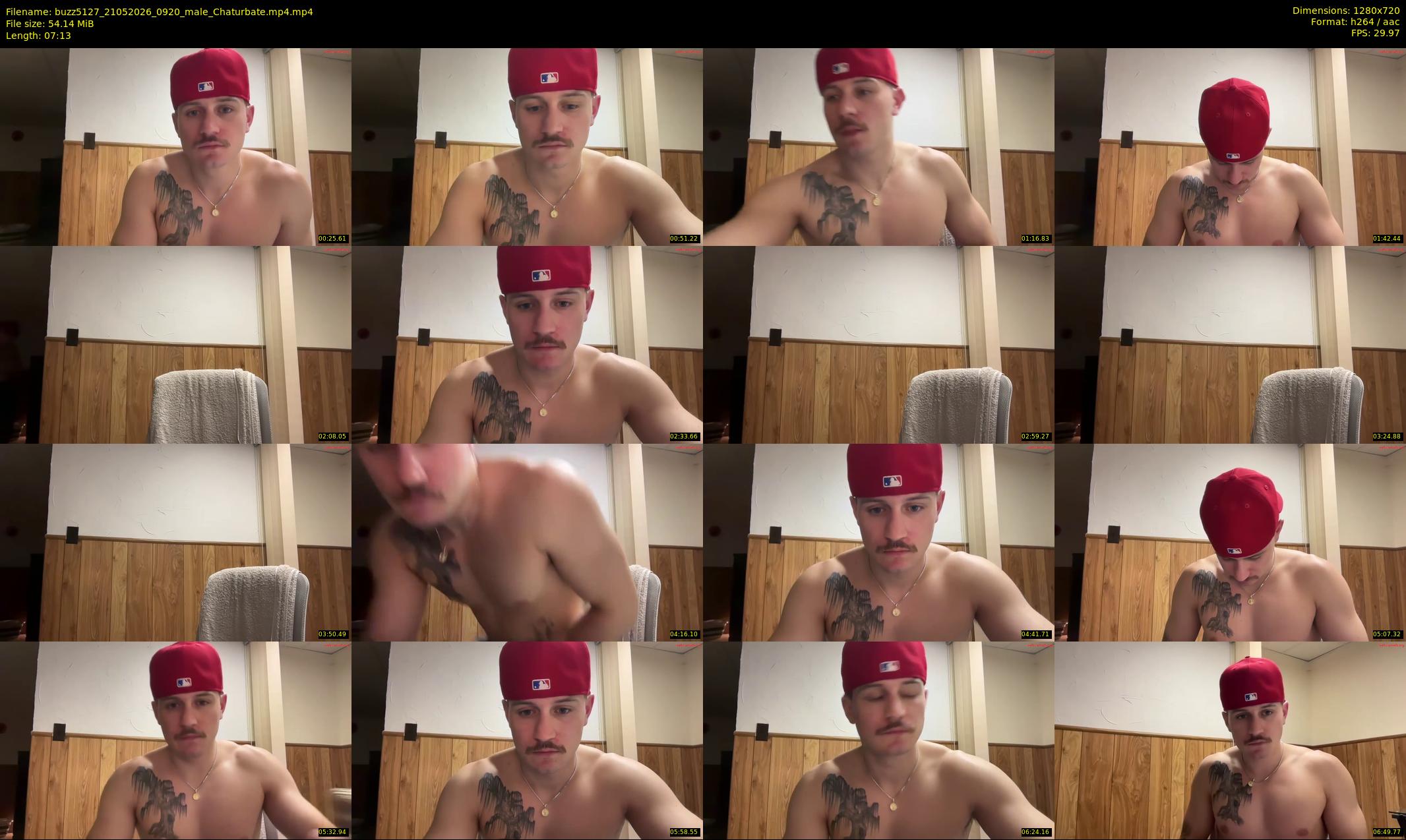 buzz5127 — 8 minute Chaturbate male cam show recording, 720p, May 21, 2026