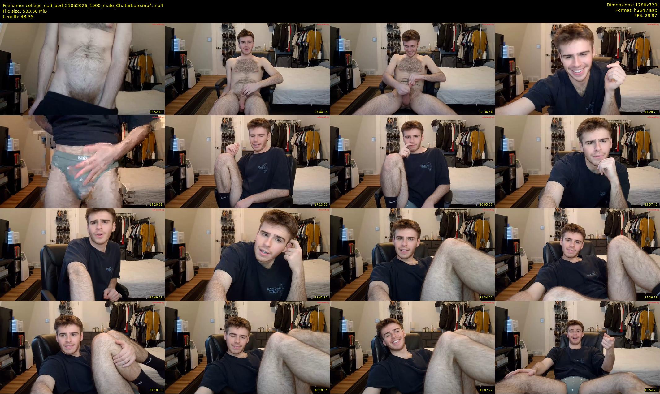college_dad_bod — 49 minute Chaturbate male cam show recording, 720p, May 21, 2026