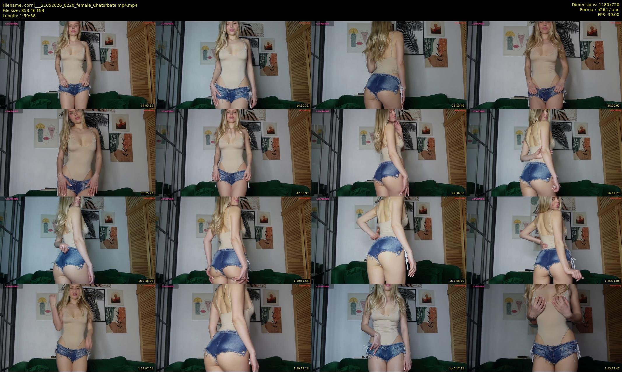 corni__ — 120 minute Chaturbate female cam show recording, 720p, May 21, 2026