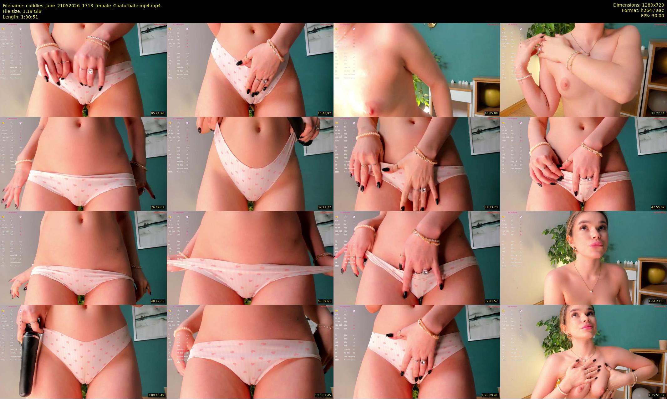 cuddles_jane — 91 minute Chaturbate female cam show recording, 720p, May 21, 2026