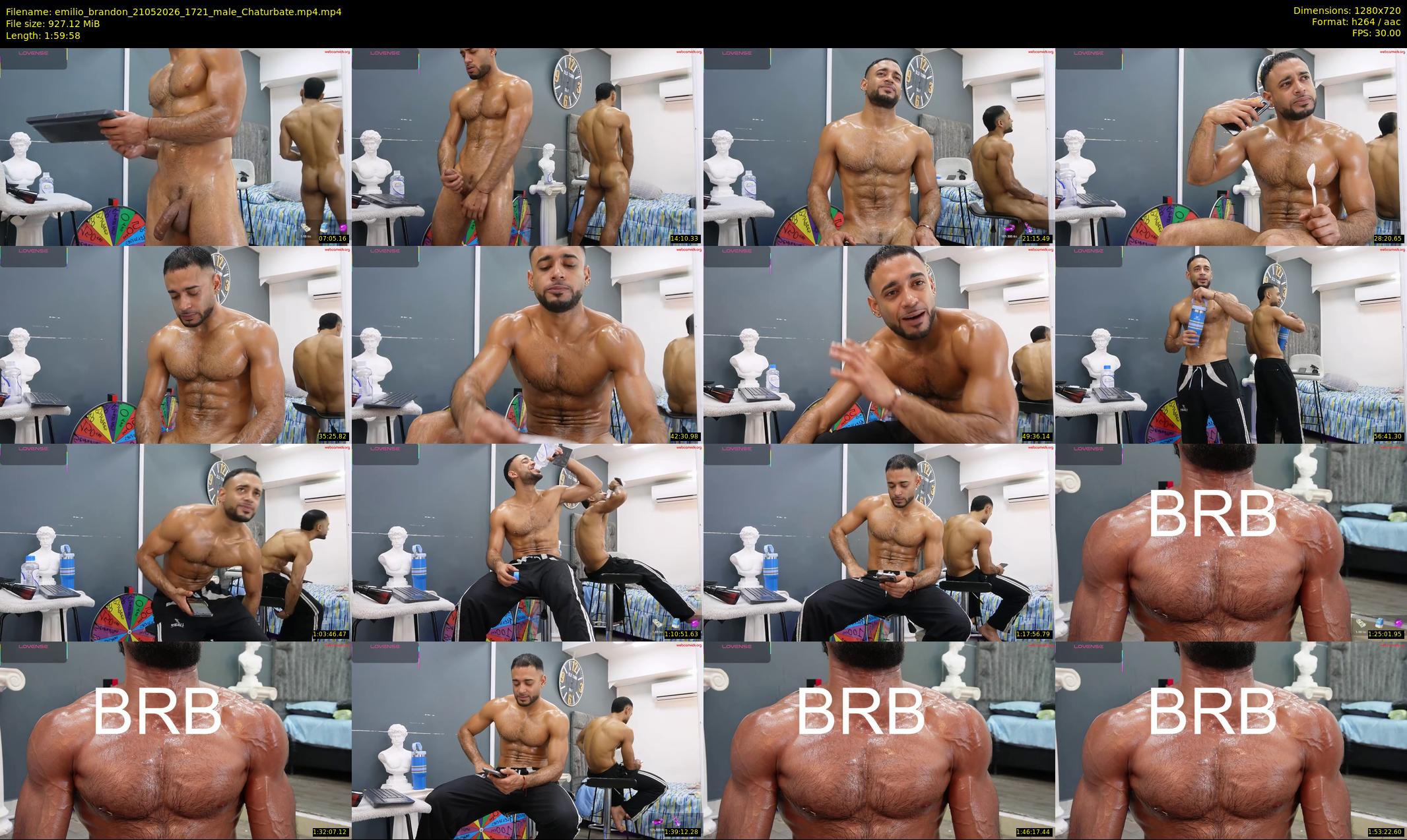 emilio_brandon — 120 minute Chaturbate male cam show recording, 720p, May 21, 2026