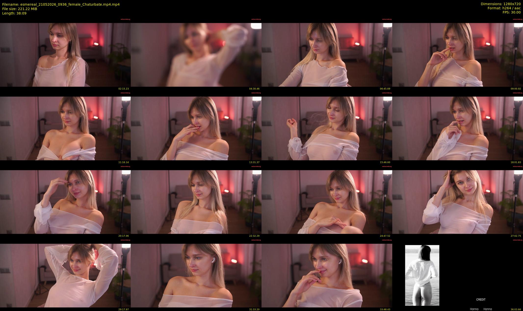 esmereal — 39 minute Chaturbate female cam show recording, 720p, May 21, 2026