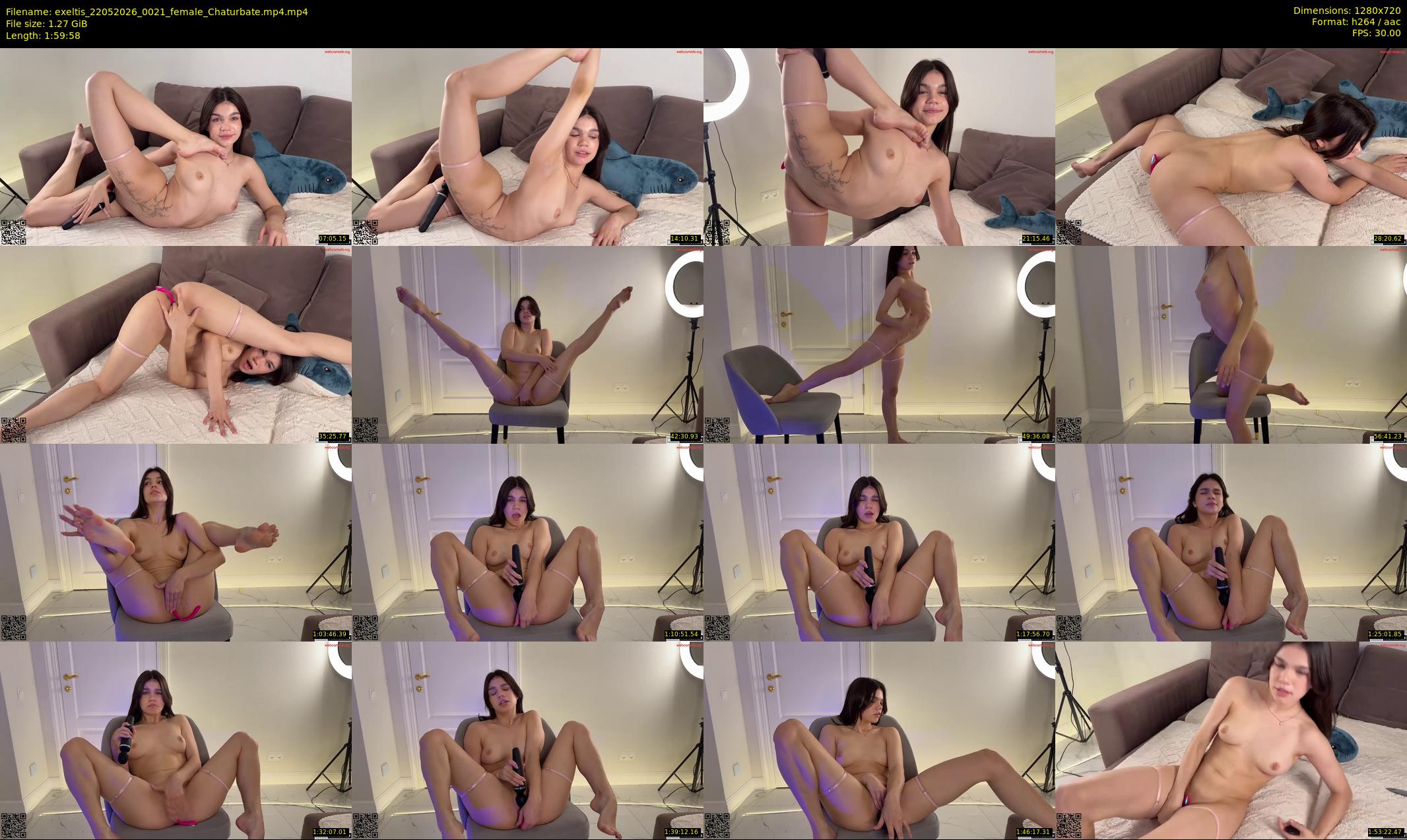 exeltis — 120 minute Chaturbate female cam show recording, 720p, May 22, 2026