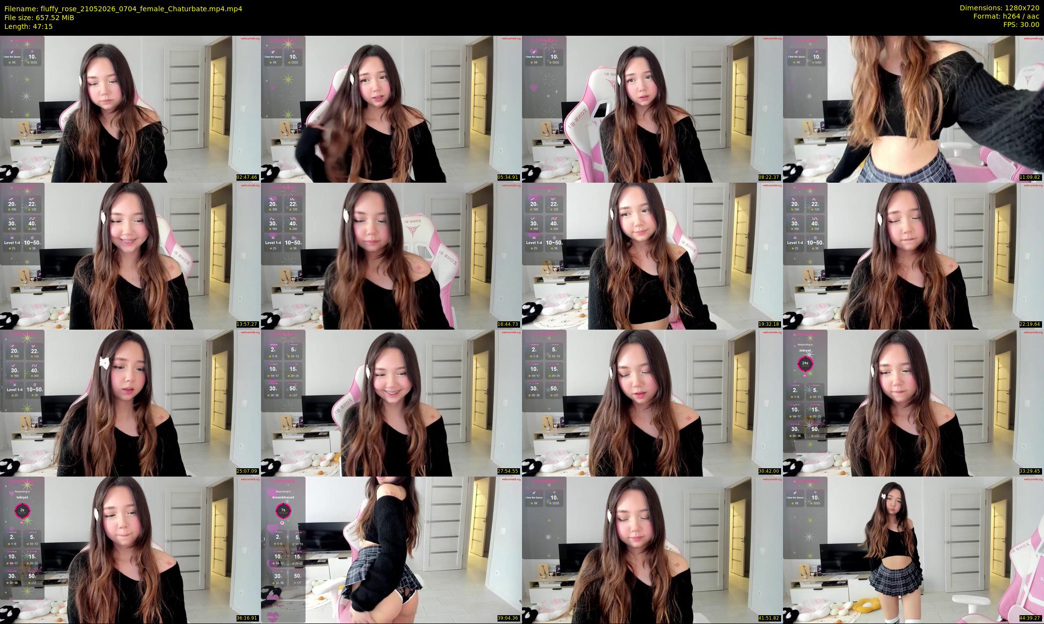 fluffy_rose — 48 minute Chaturbate female cam show recording, 720p, May 21, 2026