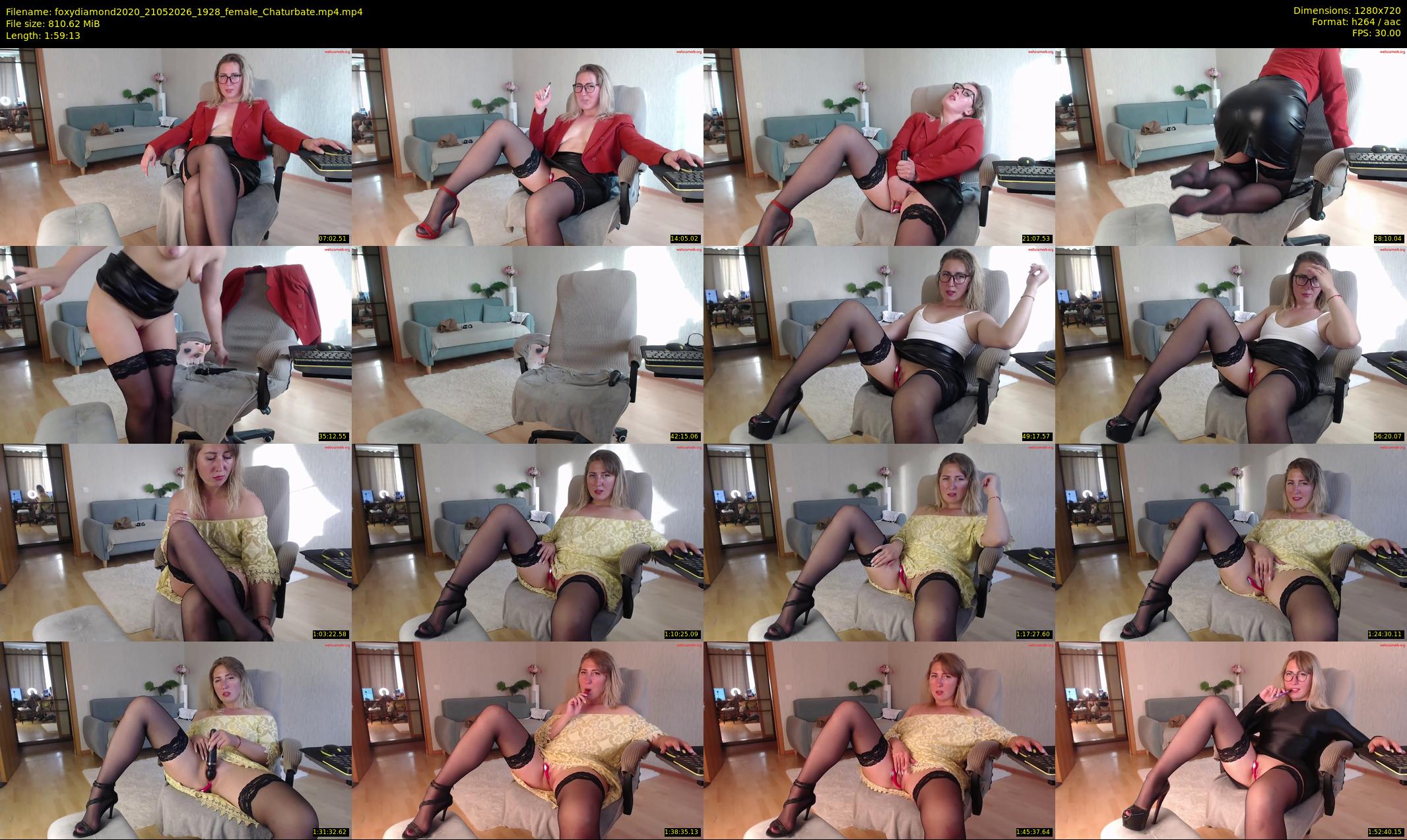 foxydiamond2020 — 120 minute Chaturbate female cam show recording, 720p, May 21, 2026