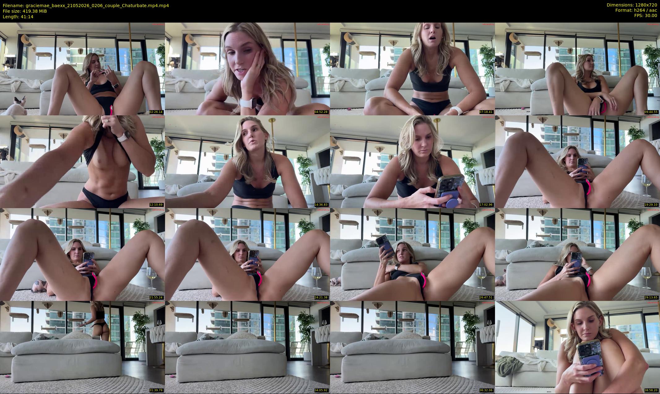 graciemae_baexx — 42 minute Chaturbate female cam show recording, 720p, May 21, 2026