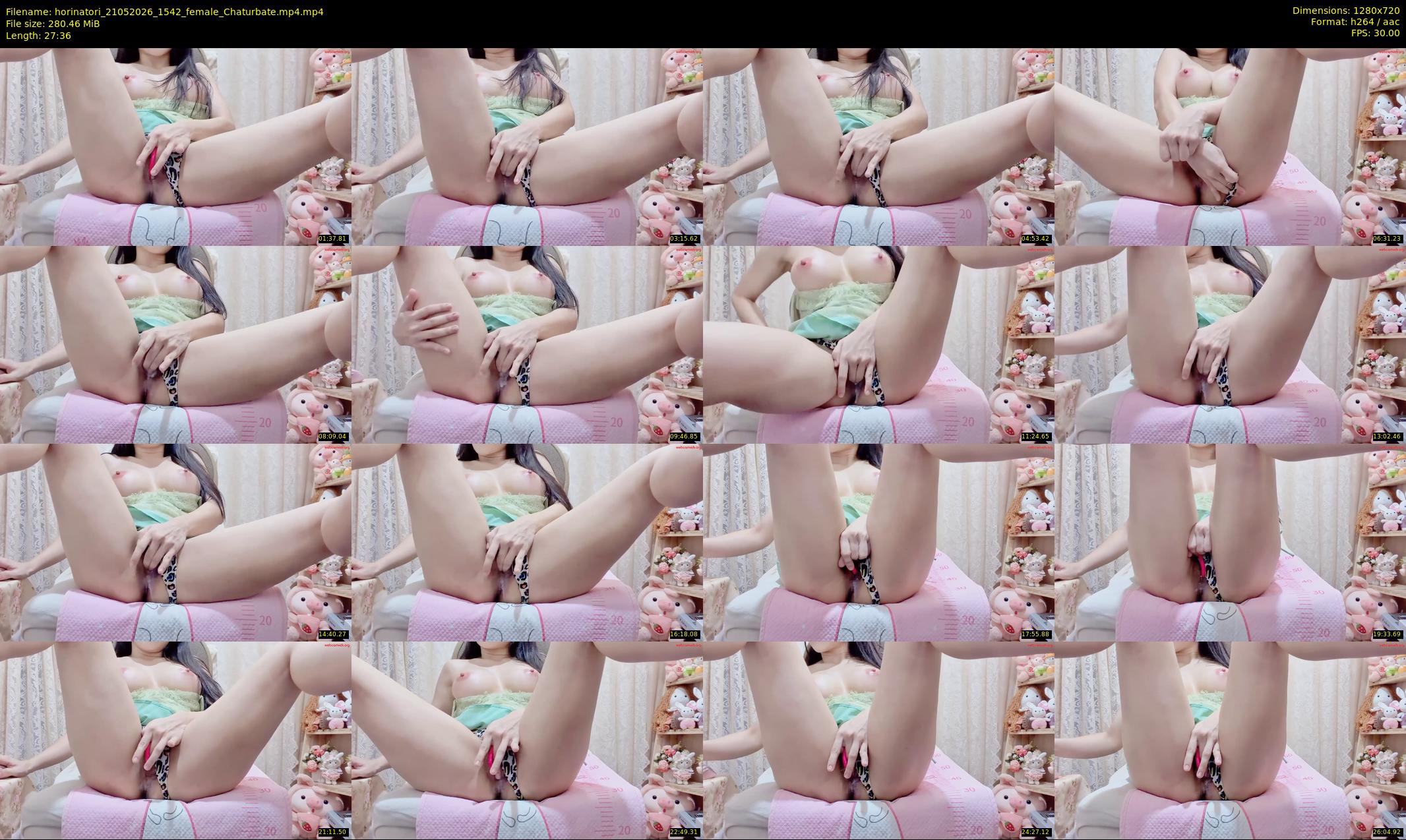 horinatori — 28 minute Chaturbate female cam show recording, 720p, May 21, 2026