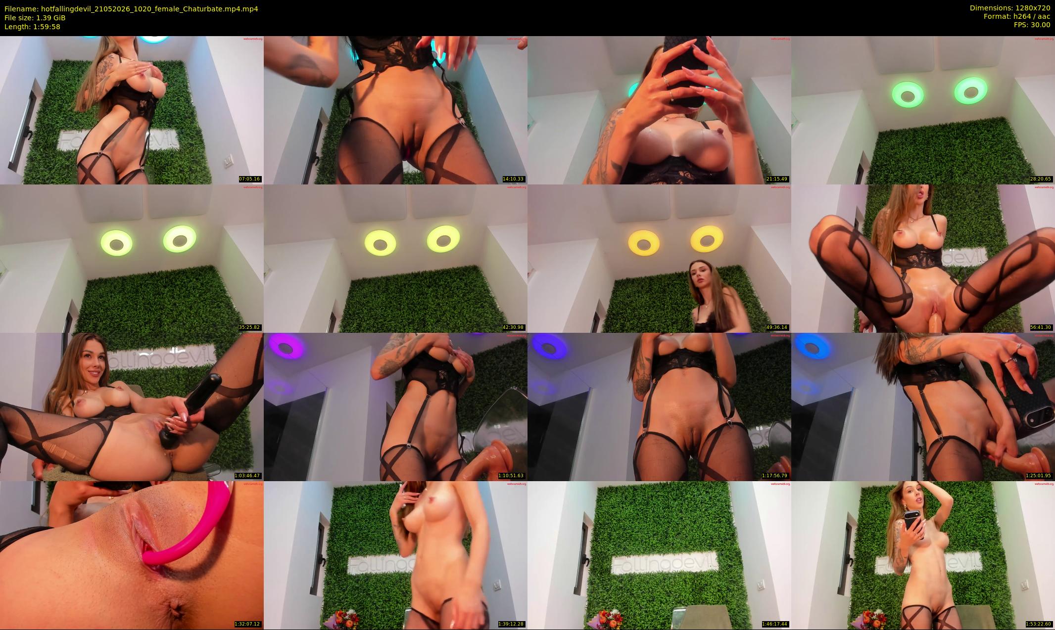 hotfallingdevil — 120 minute Chaturbate female cam show recording, 720p, May 21, 2026