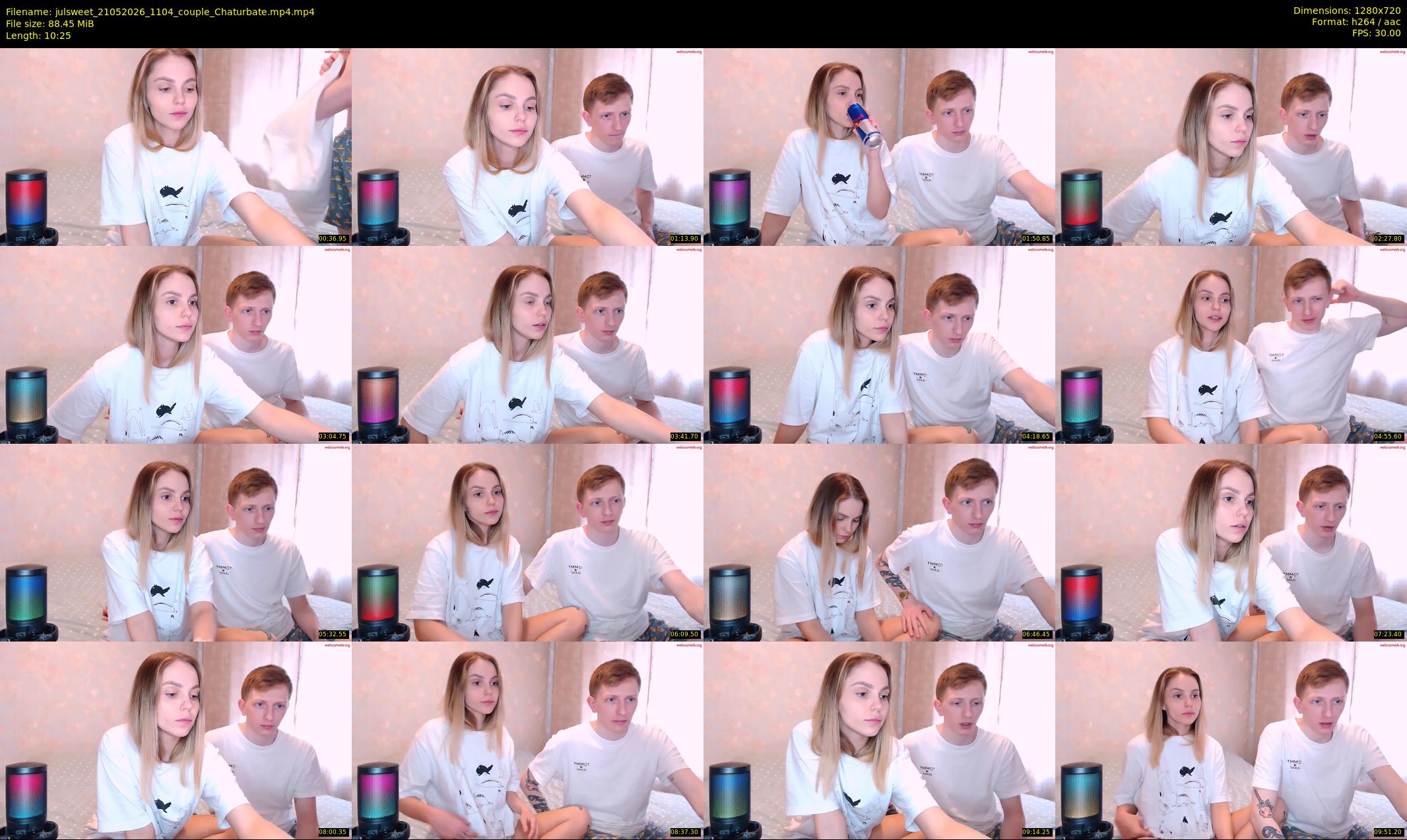 julsweet — 11 minute Chaturbate male cam show recording, 720p, May 21, 2026