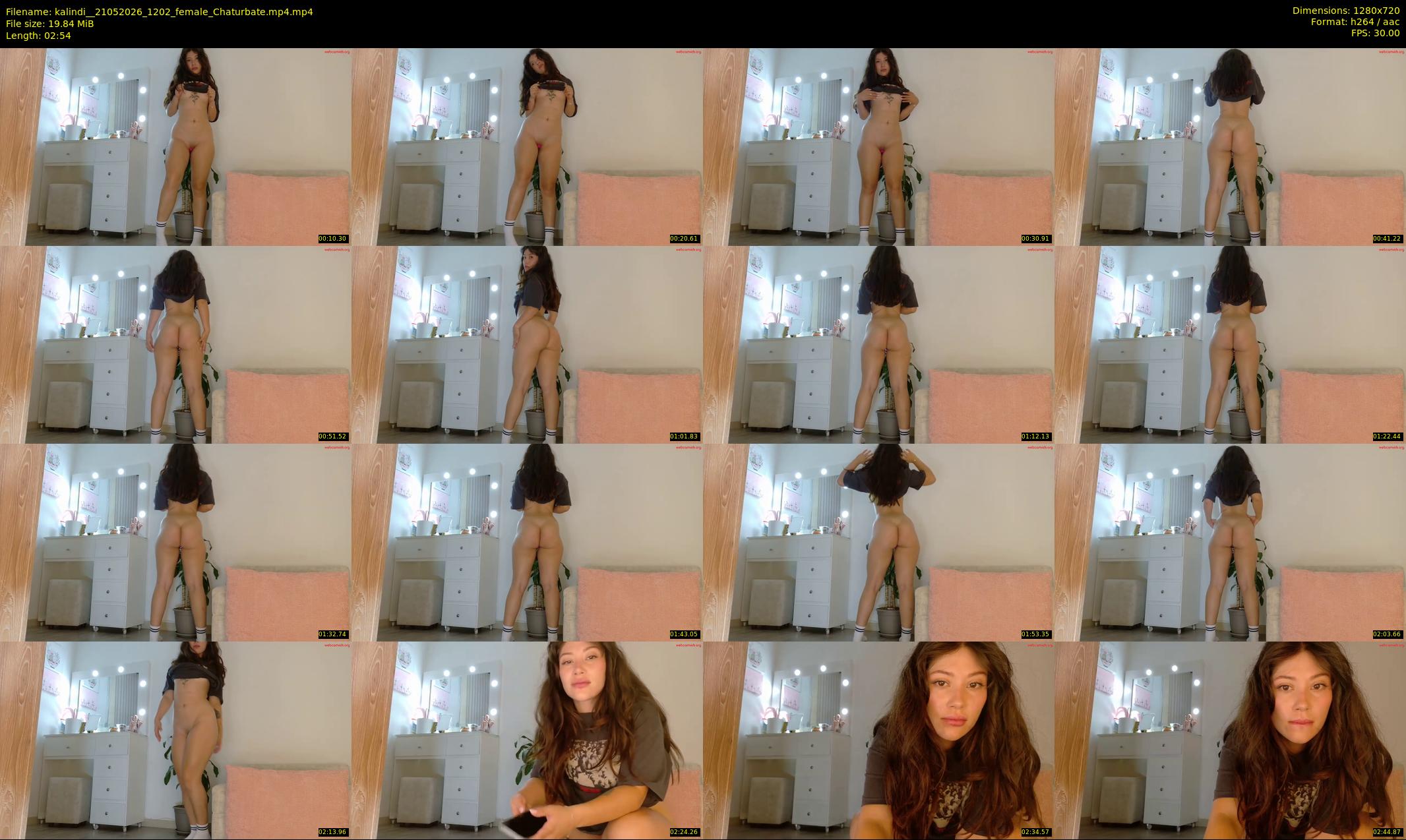 kalindi_ — 3 minute Chaturbate female cam show recording, 720p, May 21, 2026