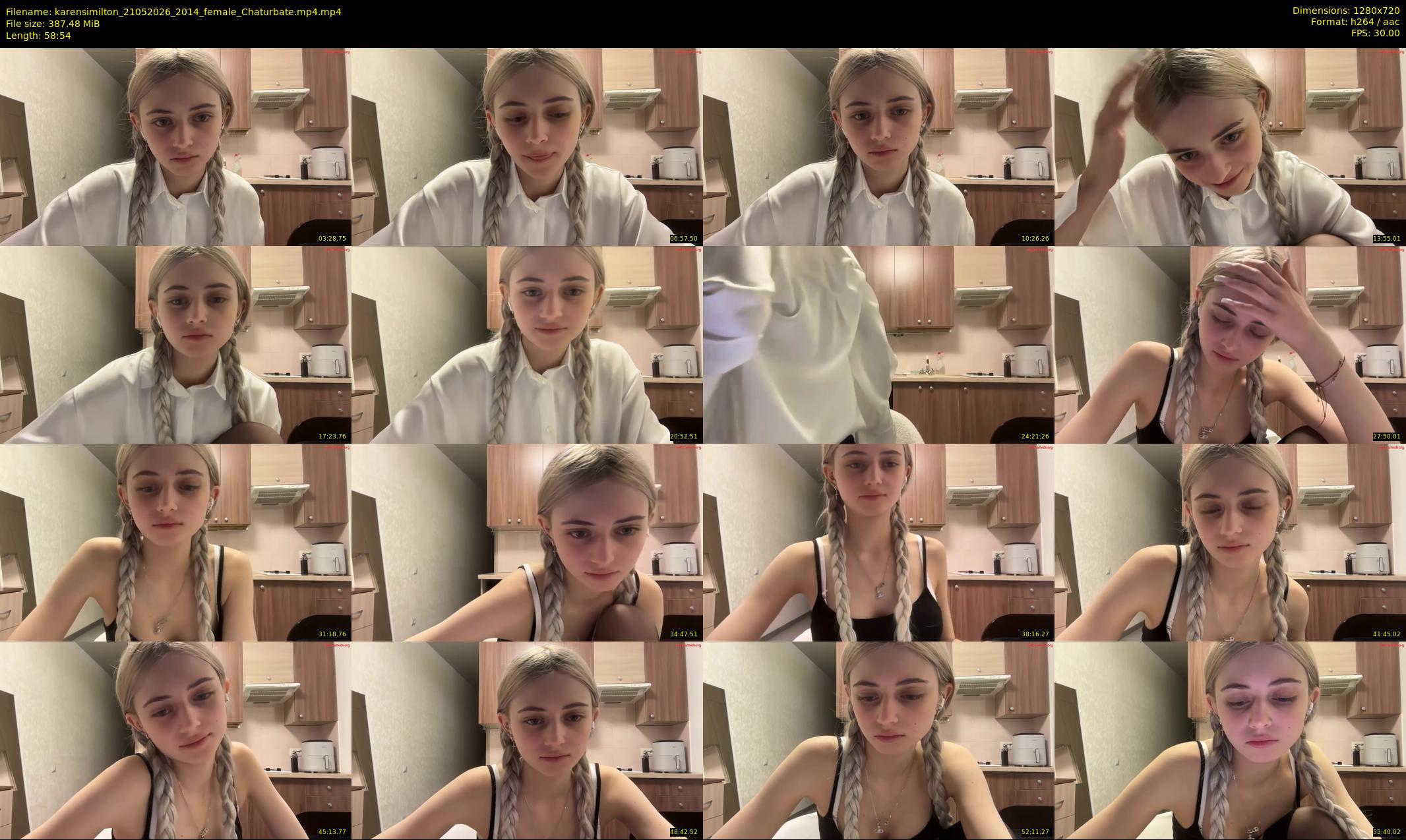 karensimilton — 59 minute Chaturbate female cam show recording, 720p, May 21, 2026