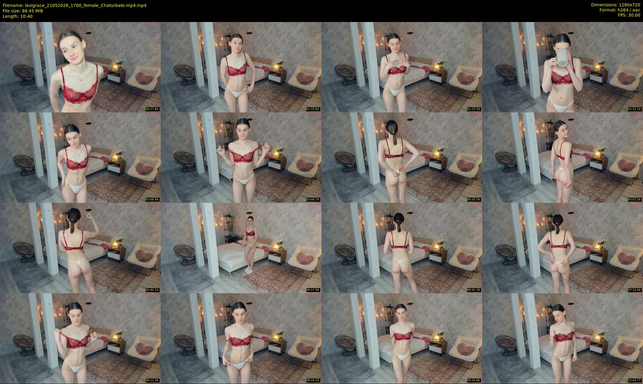 lesigrace — 11 minute Chaturbate female cam show recording, 720p, May 21, 2026