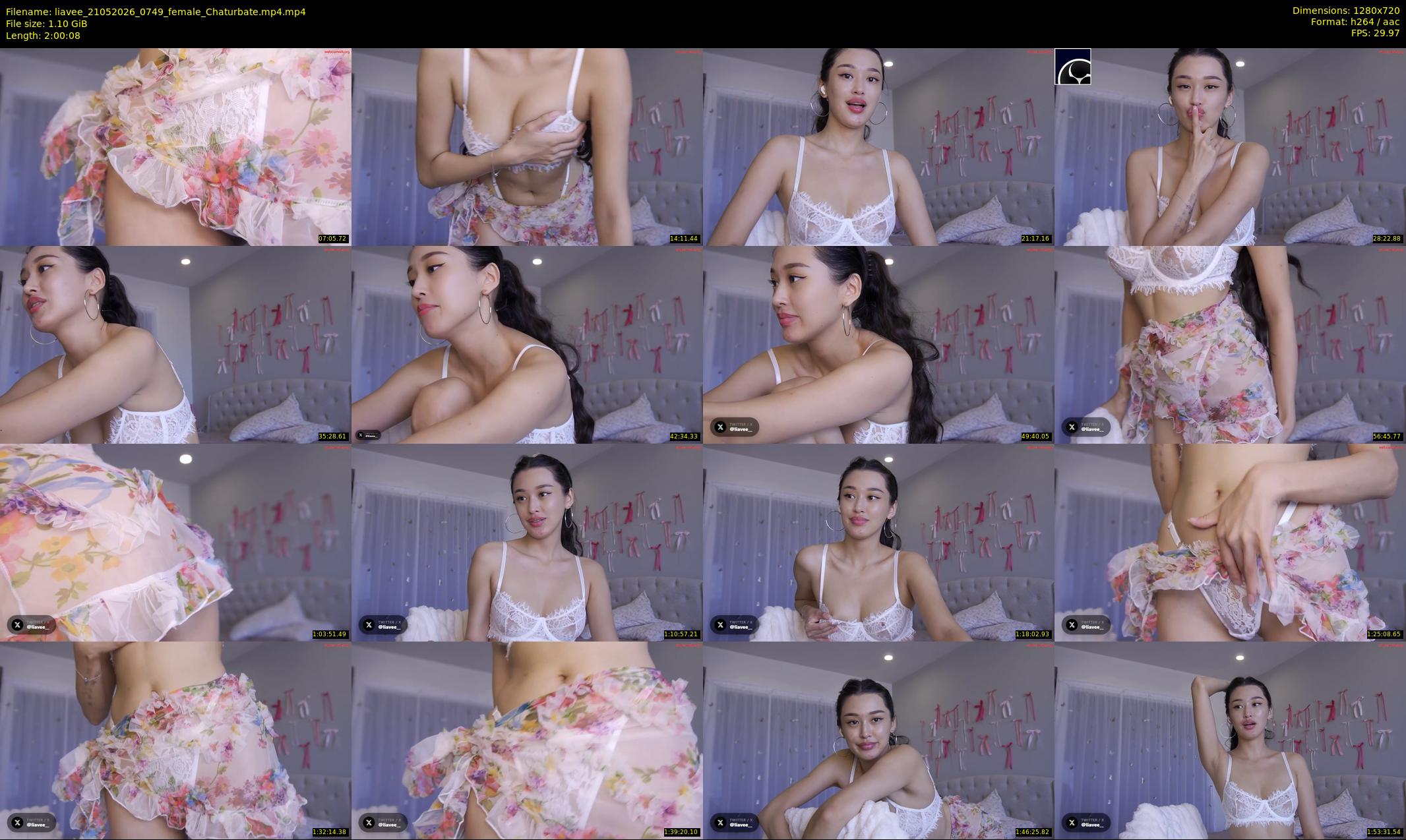 liavee — 121 minute Chaturbate female cam show recording, 720p, May 21, 2026
