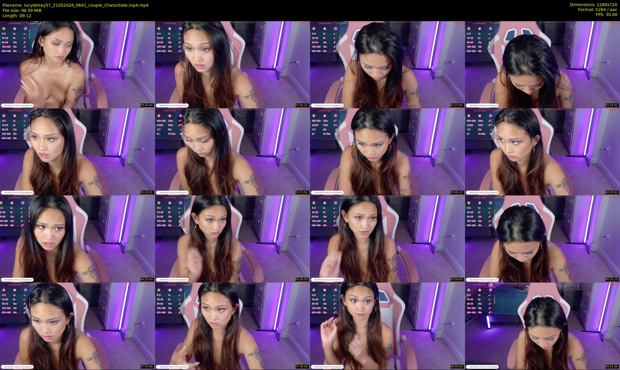 lucydelrey57 — 10 minute Chaturbate female cam show recording, 720p, May 21, 2026