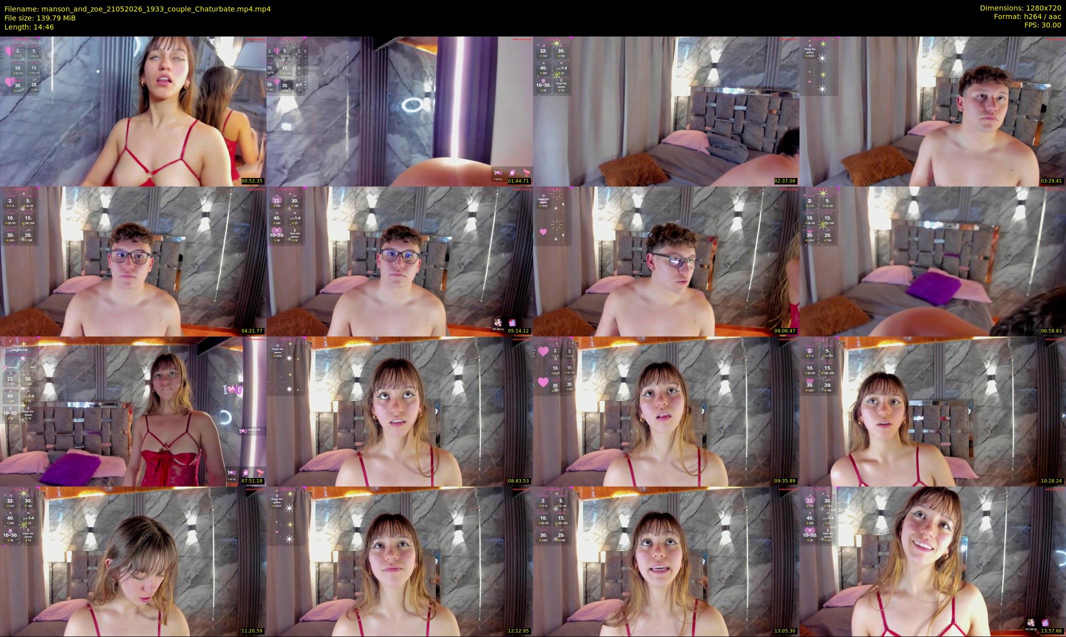 manson_and_zoe — 15 minute Chaturbate couple cam show recording, 720p, May 21, 2026