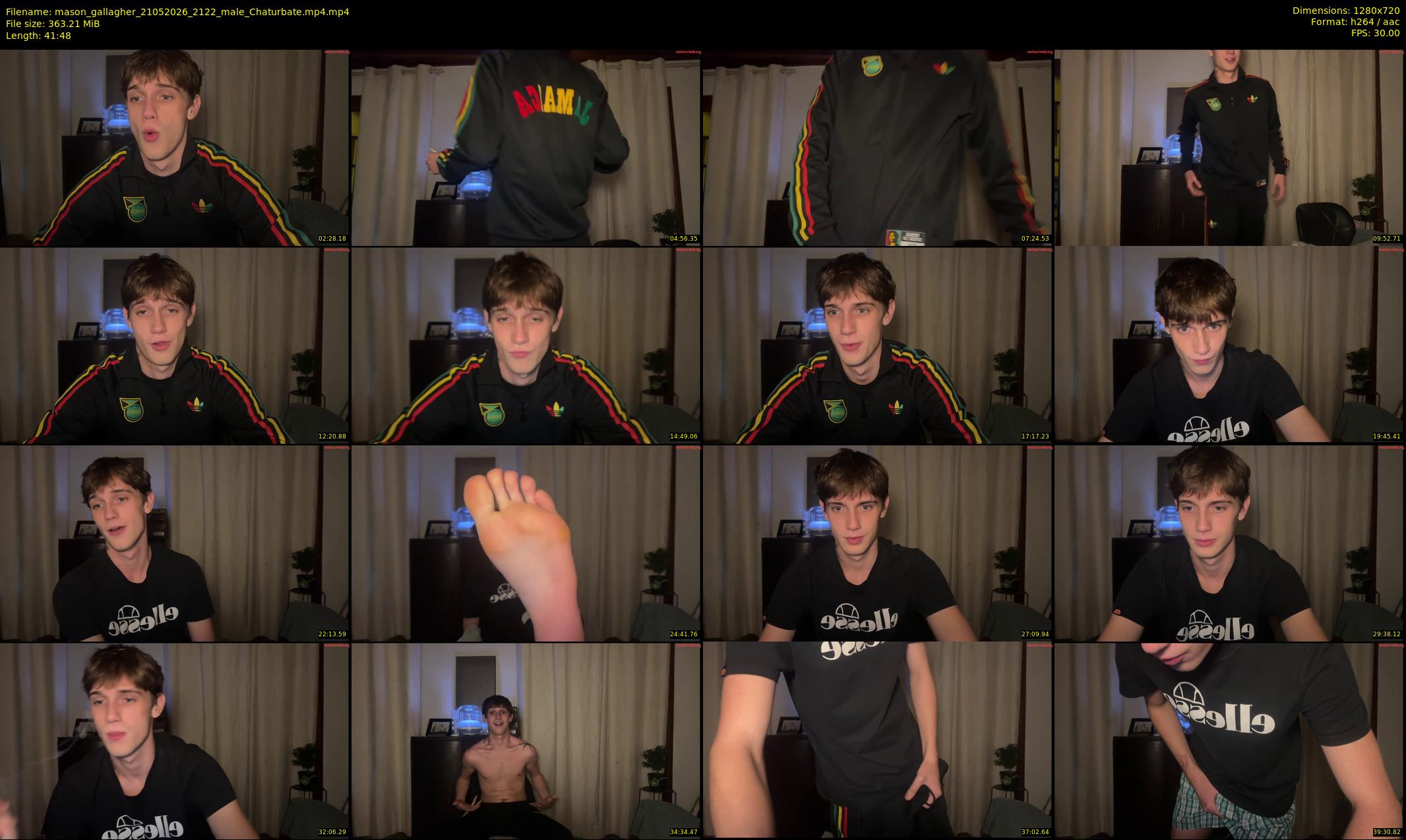 mason_gallagher — 42 minute Chaturbate male cam show recording, 720p, May 21, 2026