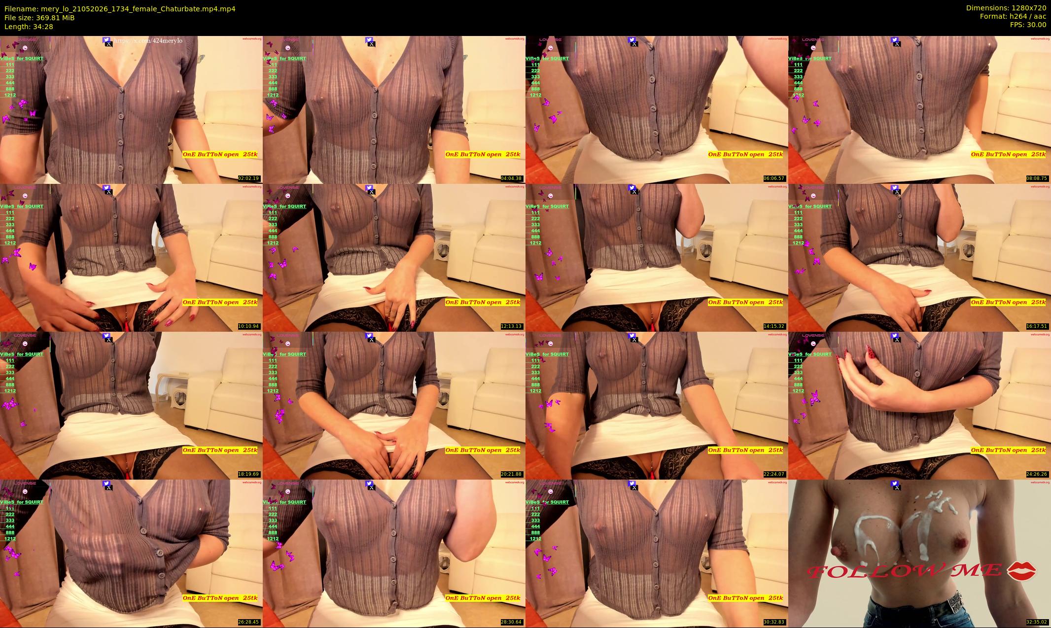 mery_lo — 35 minute Chaturbate female cam show recording, 720p, May 21, 2026