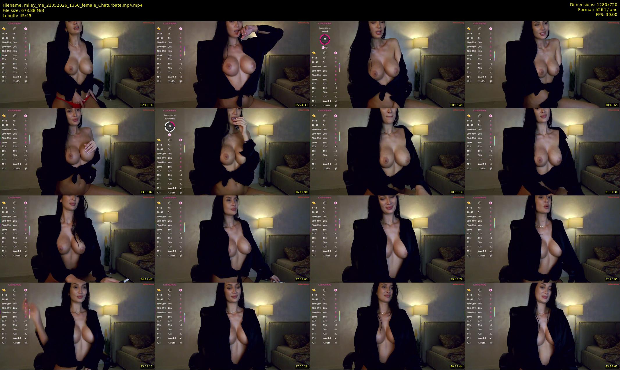 miley_me — 46 minute Chaturbate female cam show recording, 720p, May 21, 2026