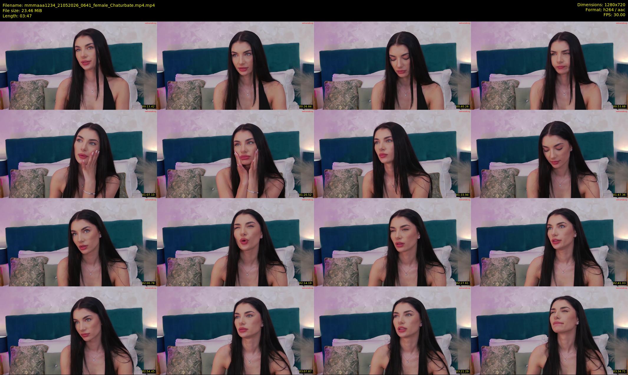mmmaaa1234 — 4 minute Chaturbate female cam show recording, 720p, May 21, 2026