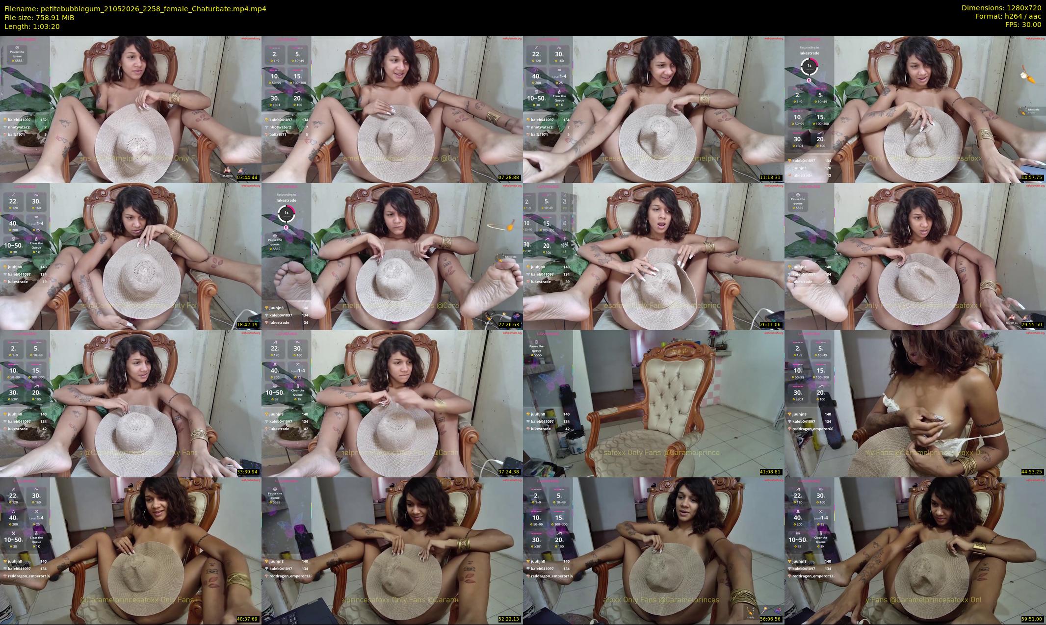 petitebubblegum — 64 minute Chaturbate couple cam show recording, 720p, May 21, 2026