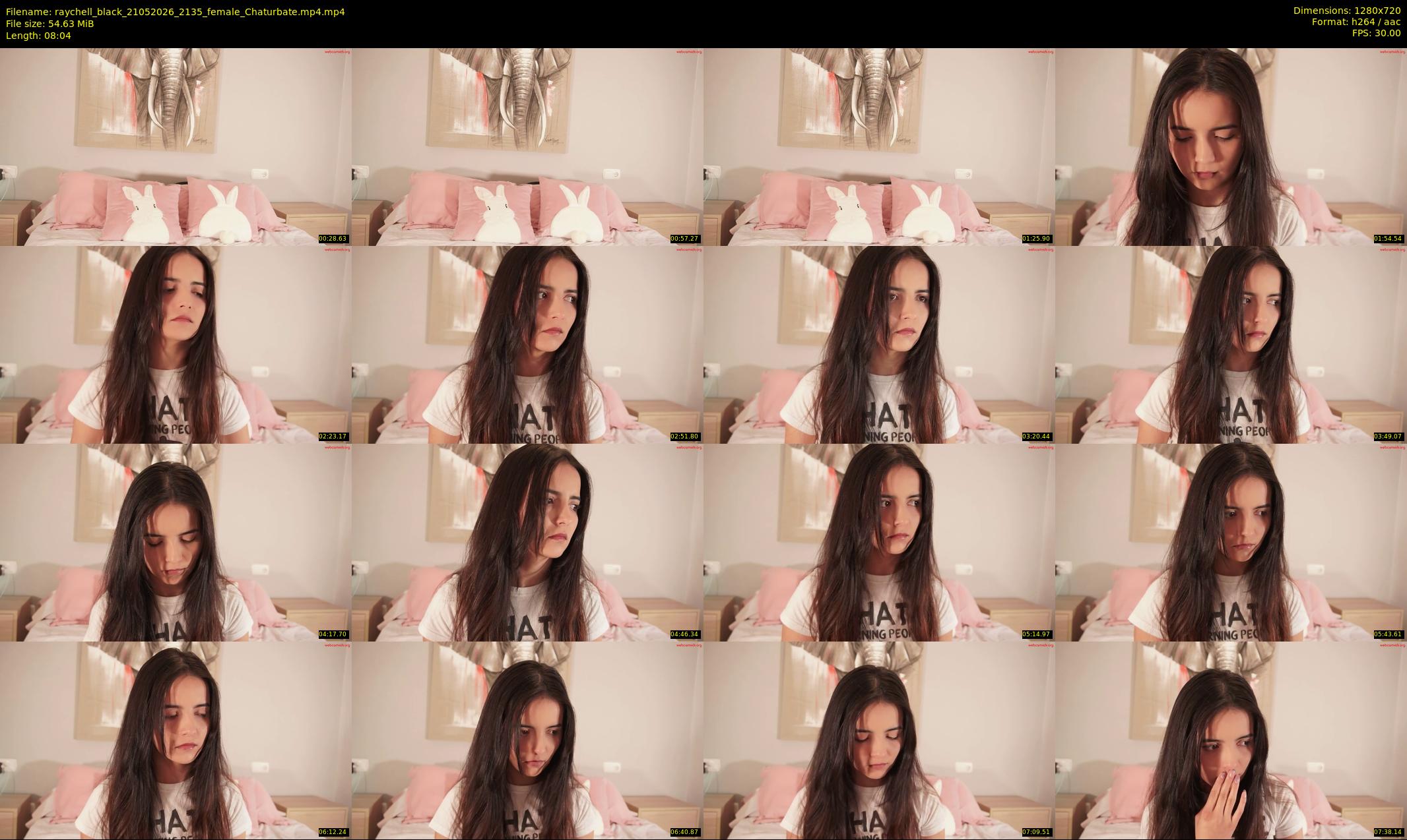 raychell_black — 9 minute Chaturbate female cam show recording, 720p, May 21, 2026