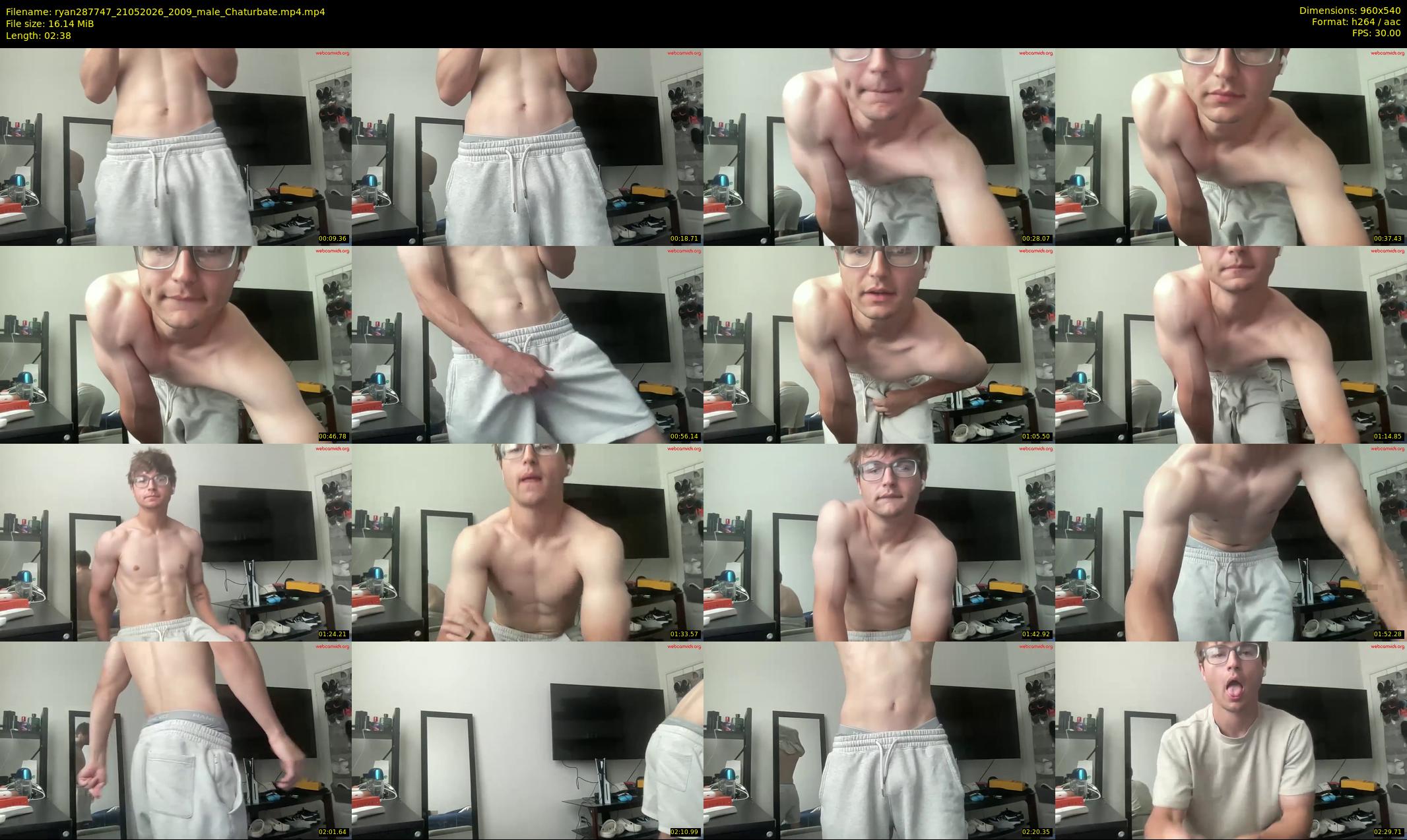 ryan287747 — 3 minute Chaturbate male cam show recording, 480p, May 21, 2026