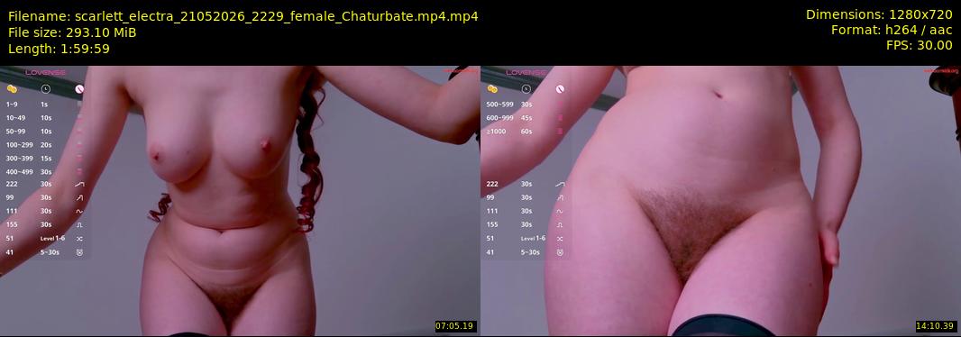 scarlett_electra — 120 minute Chaturbate female cam show recording, 720p, May 21, 2026
