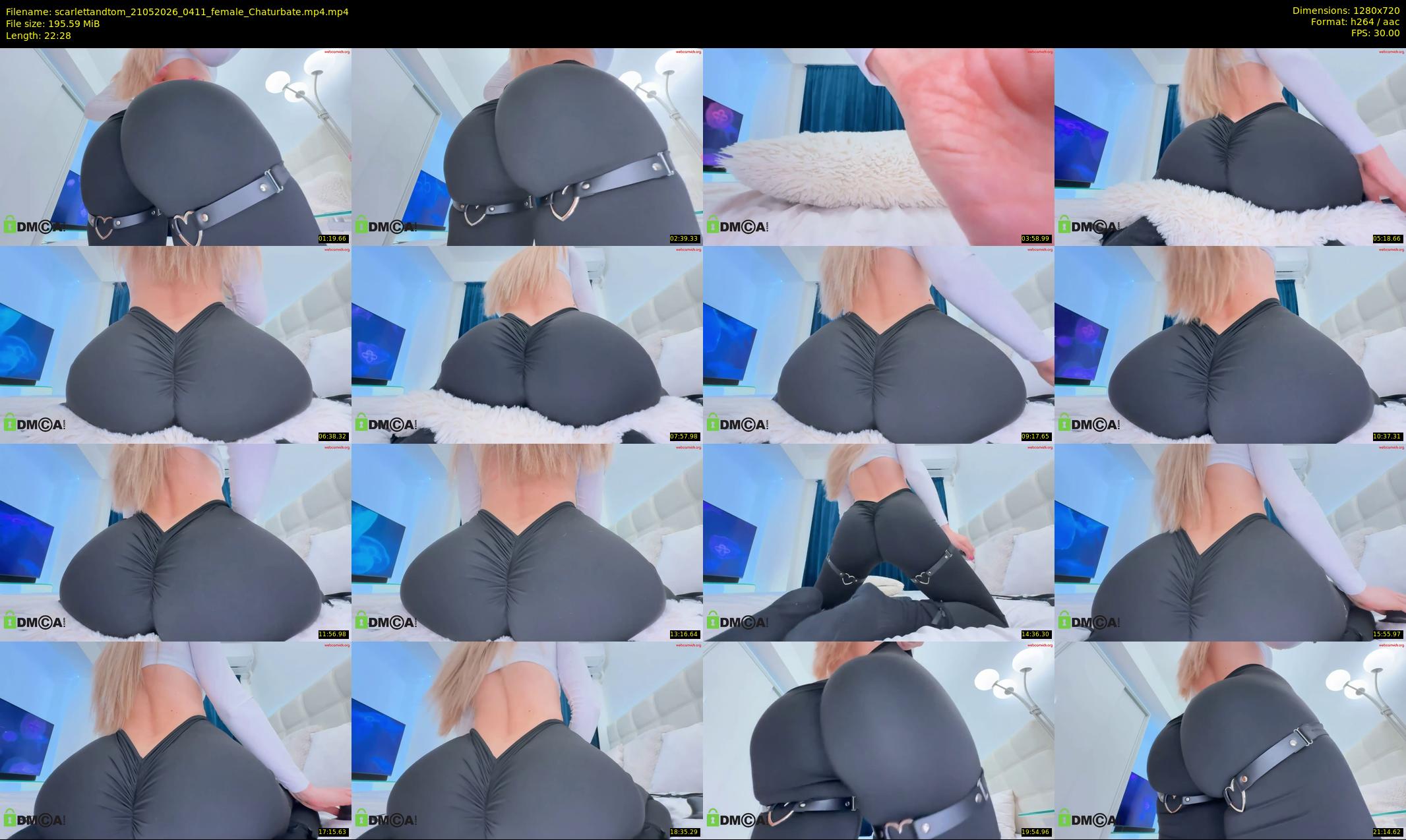 scarlettandtom — 23 minute Chaturbate couple cam show recording, 720p, May 21, 2026
