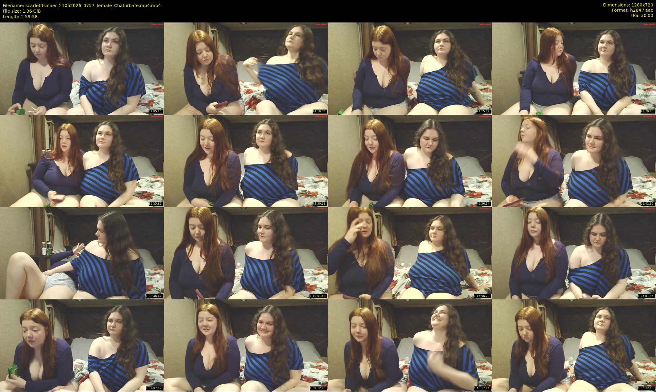 scarletttsinner — 120 minute Chaturbate female cam show recording, 720p, May 21, 2026