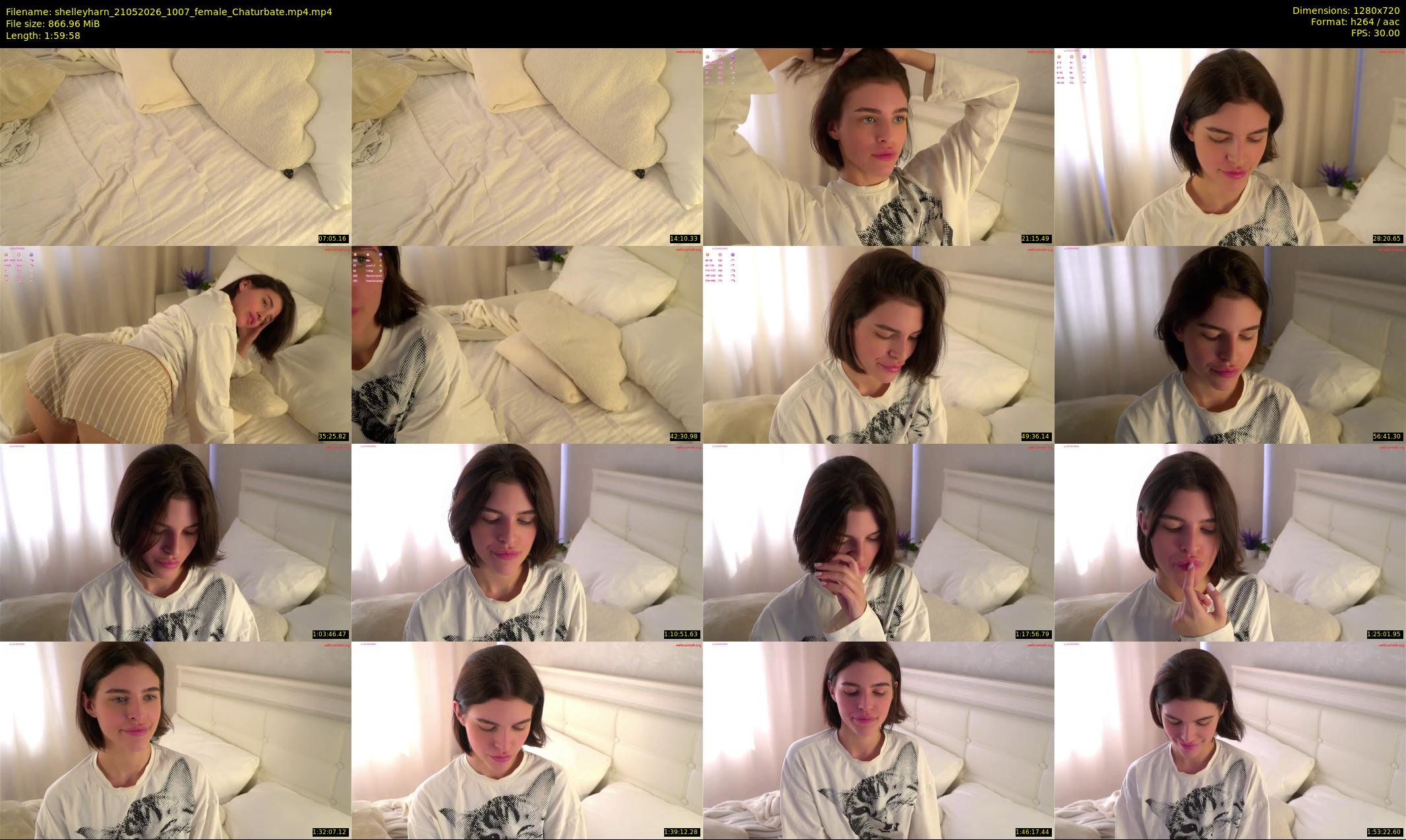 shelleyharn — 120 minute Chaturbate female cam show recording, 720p, May 21, 2026