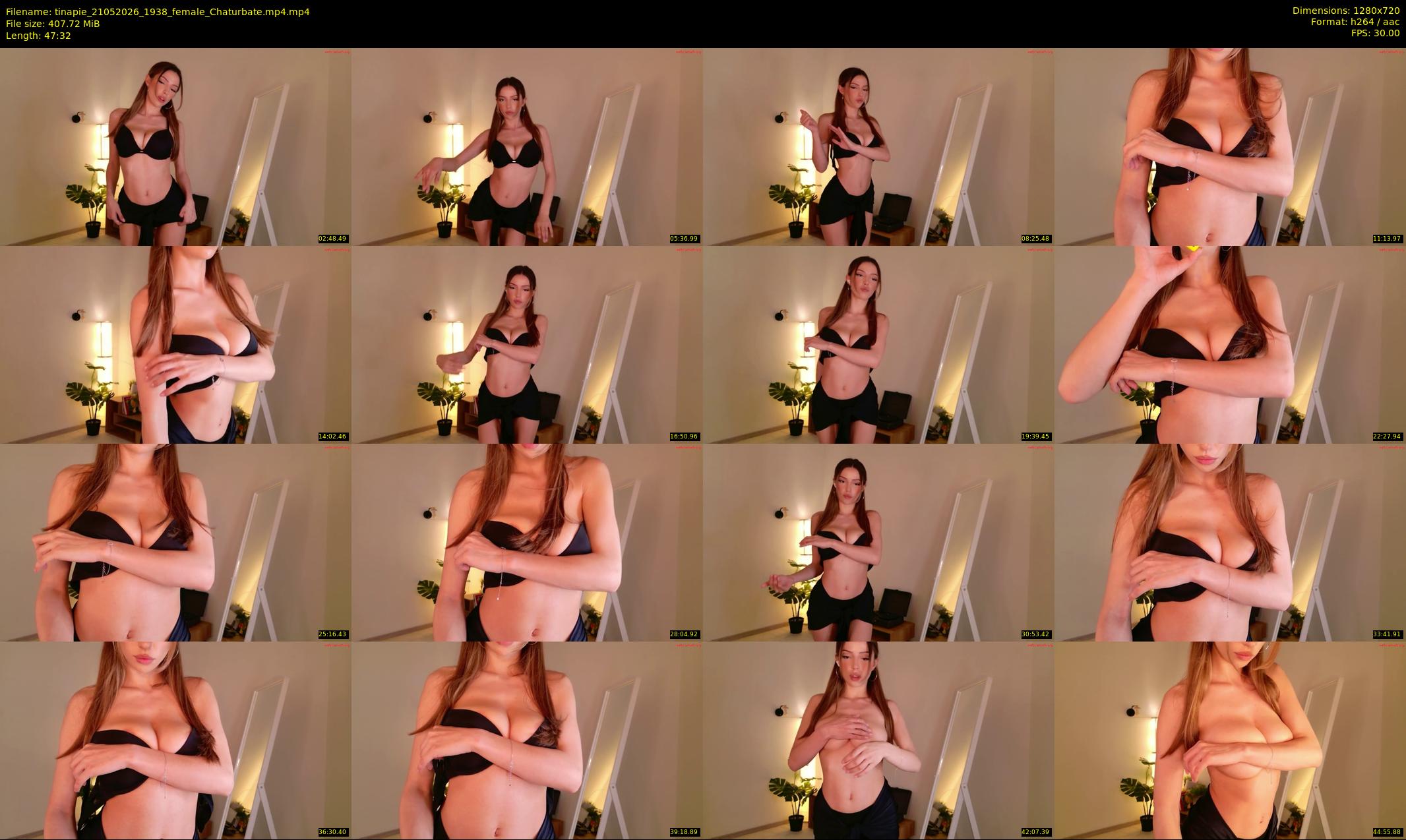 tinapie — 48 minute Chaturbate female cam show recording, 720p, May 21, 2026