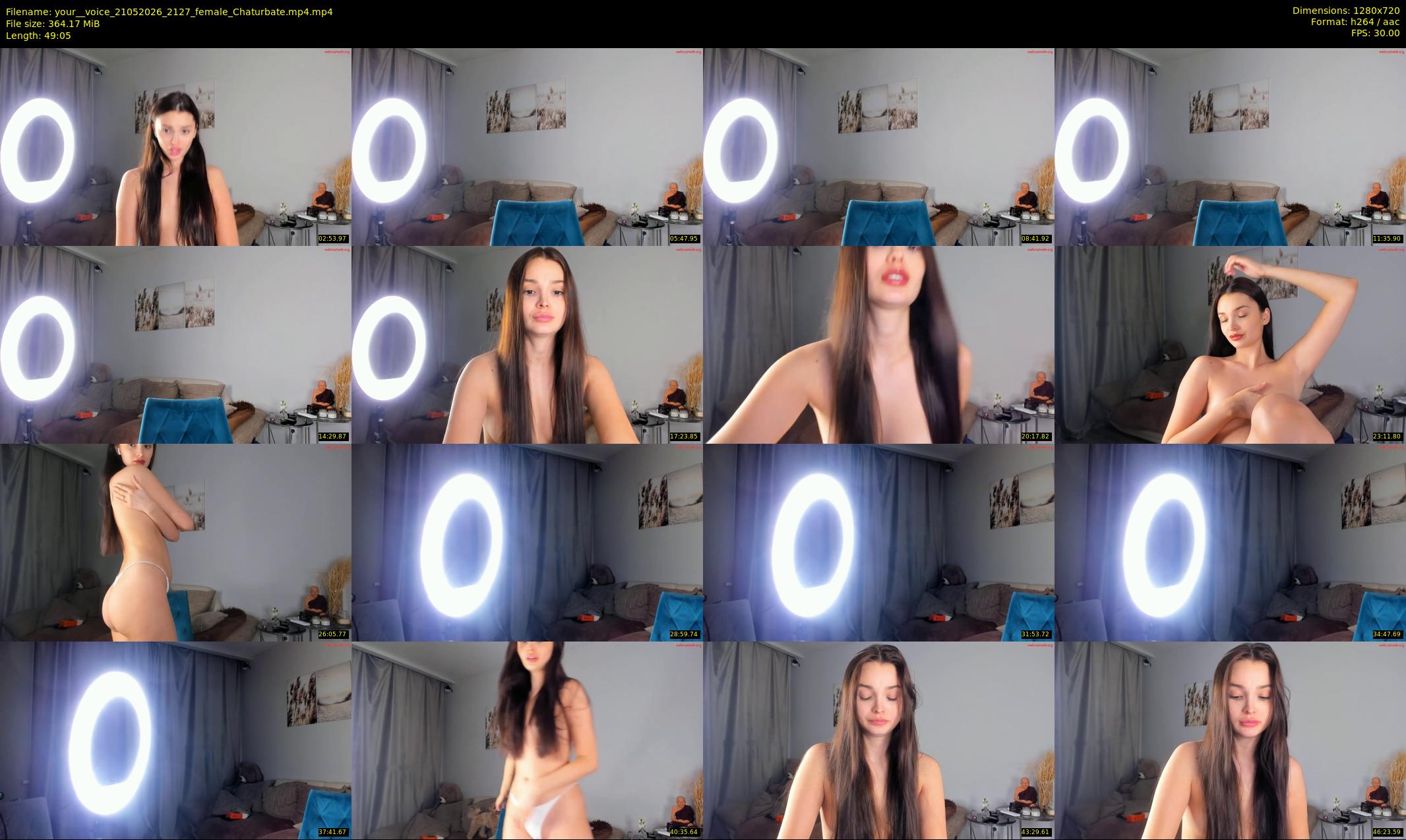 your__voice — 50 minute Chaturbate female cam show recording, 720p, May 21, 2026