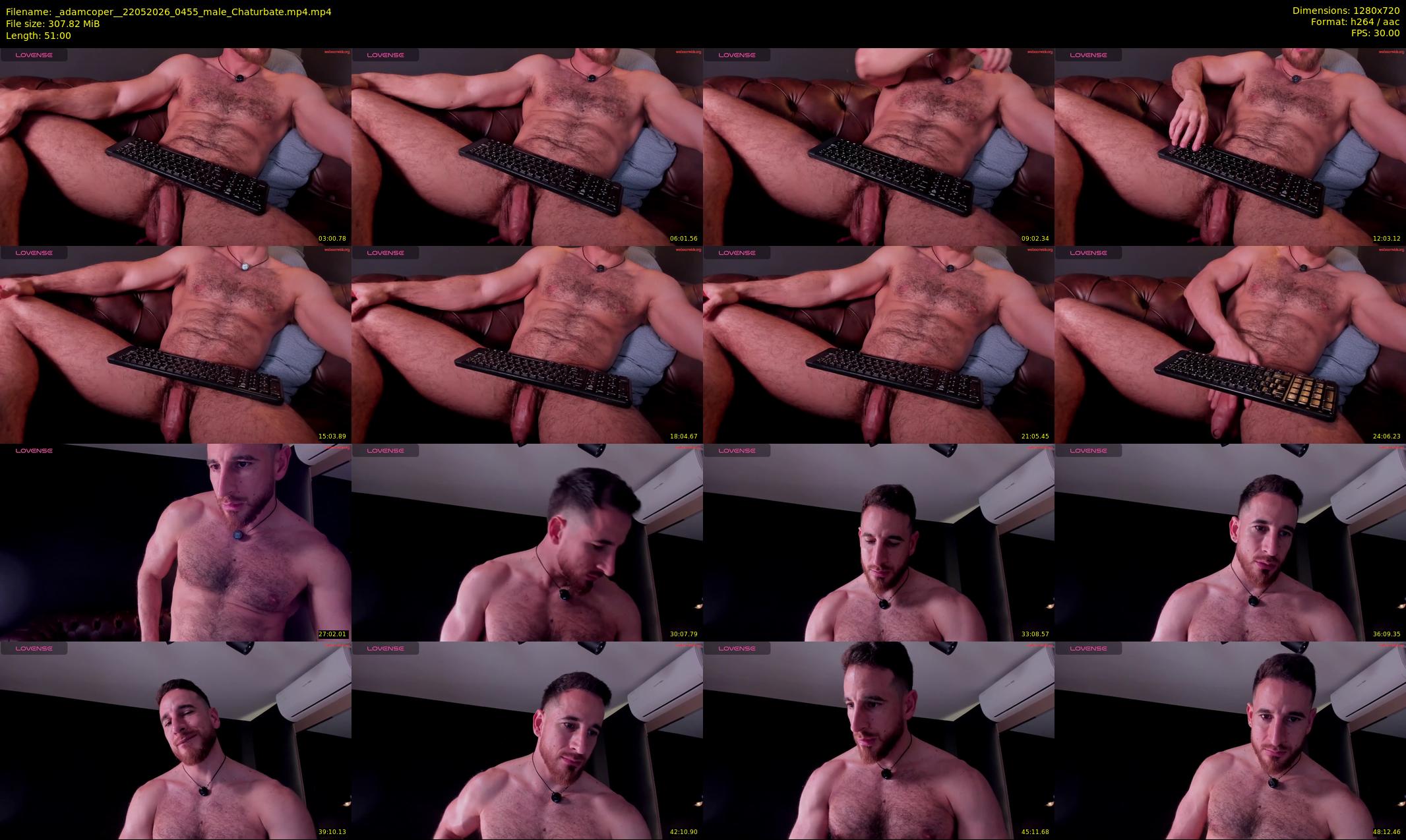 _adamcoper_ — 51 minute Chaturbate male cam show recording, 720p, May 22, 2026