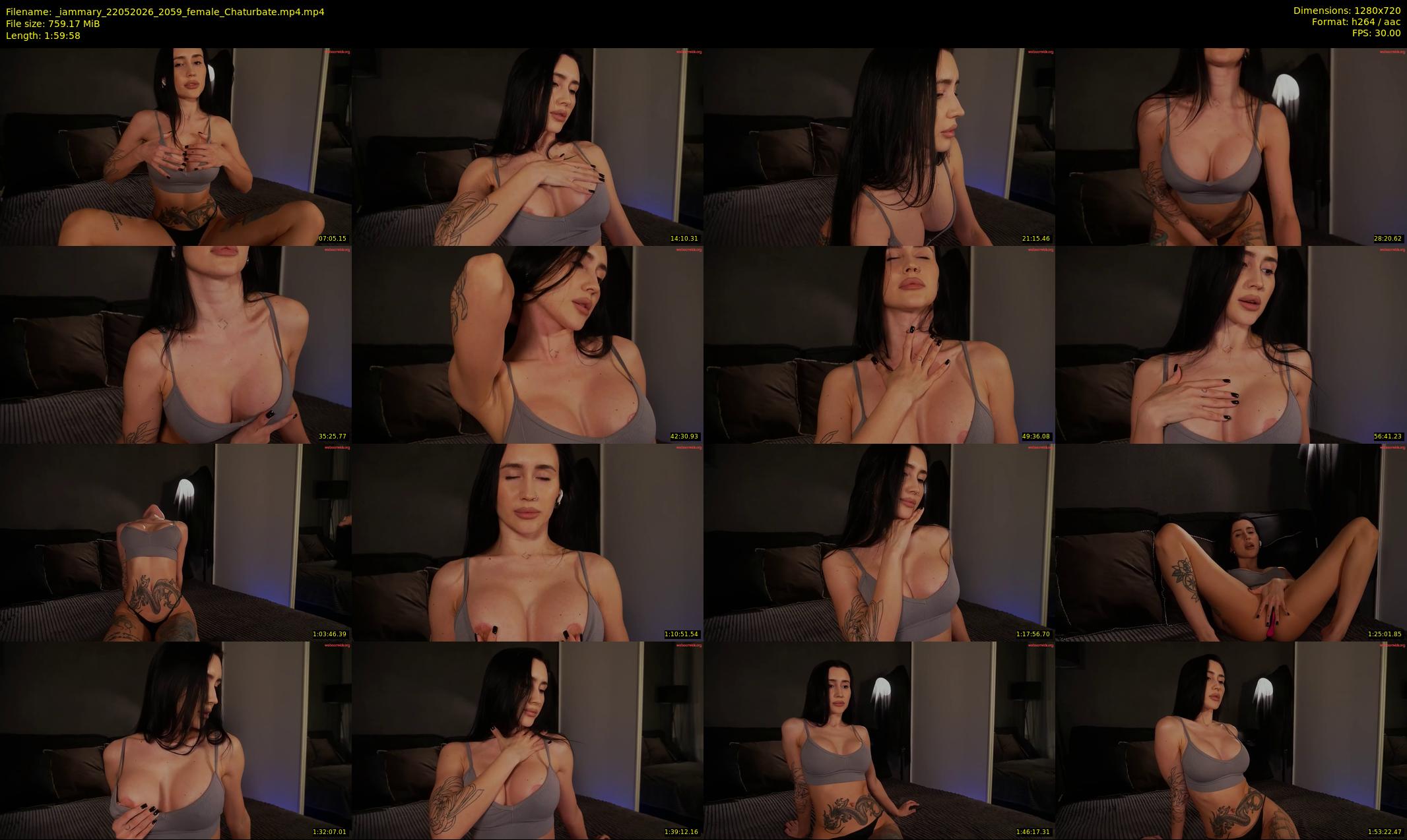 _iammary — 120 minute Chaturbate female cam show recording, 720p, May 22, 2026