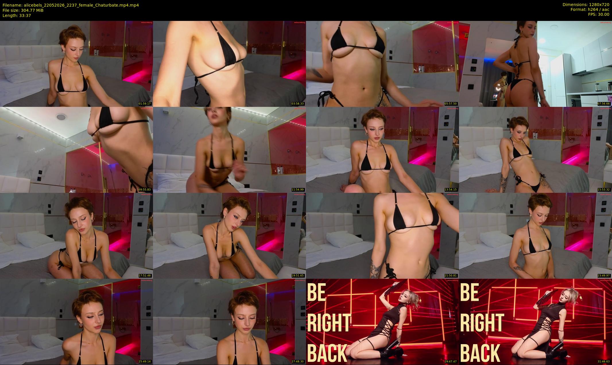 alicebels — 34 minute Chaturbate female cam show recording, 720p, May 22, 2026
