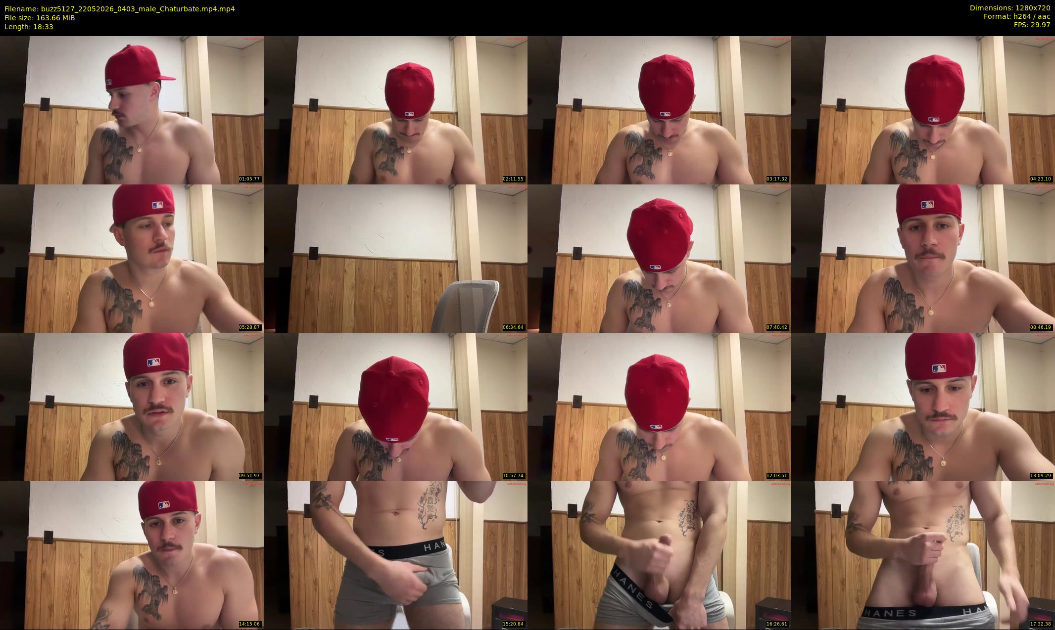 buzz5127 — 19 minute Chaturbate male cam show recording, 720p, May 22, 2026