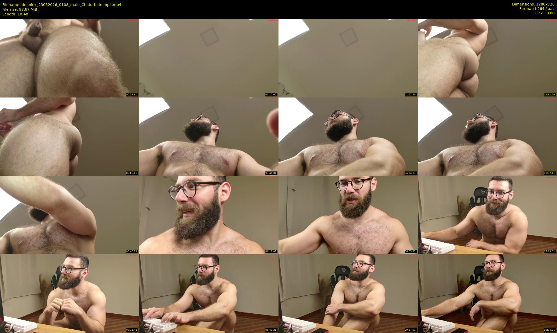 deanlek — 11 minute Chaturbate male cam show recording, 720p, May 23, 2026