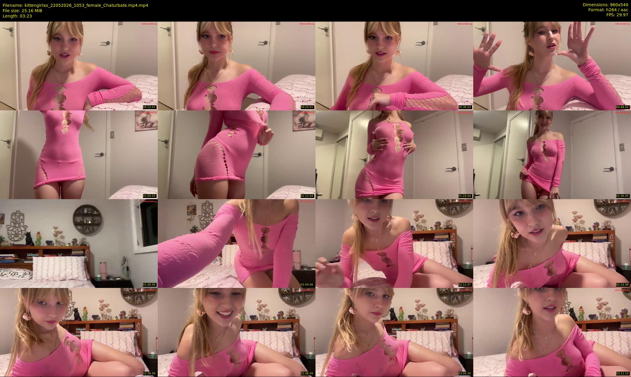 kittengirlxo — 4 minute Chaturbate female cam show recording, 480p, May 22, 2026