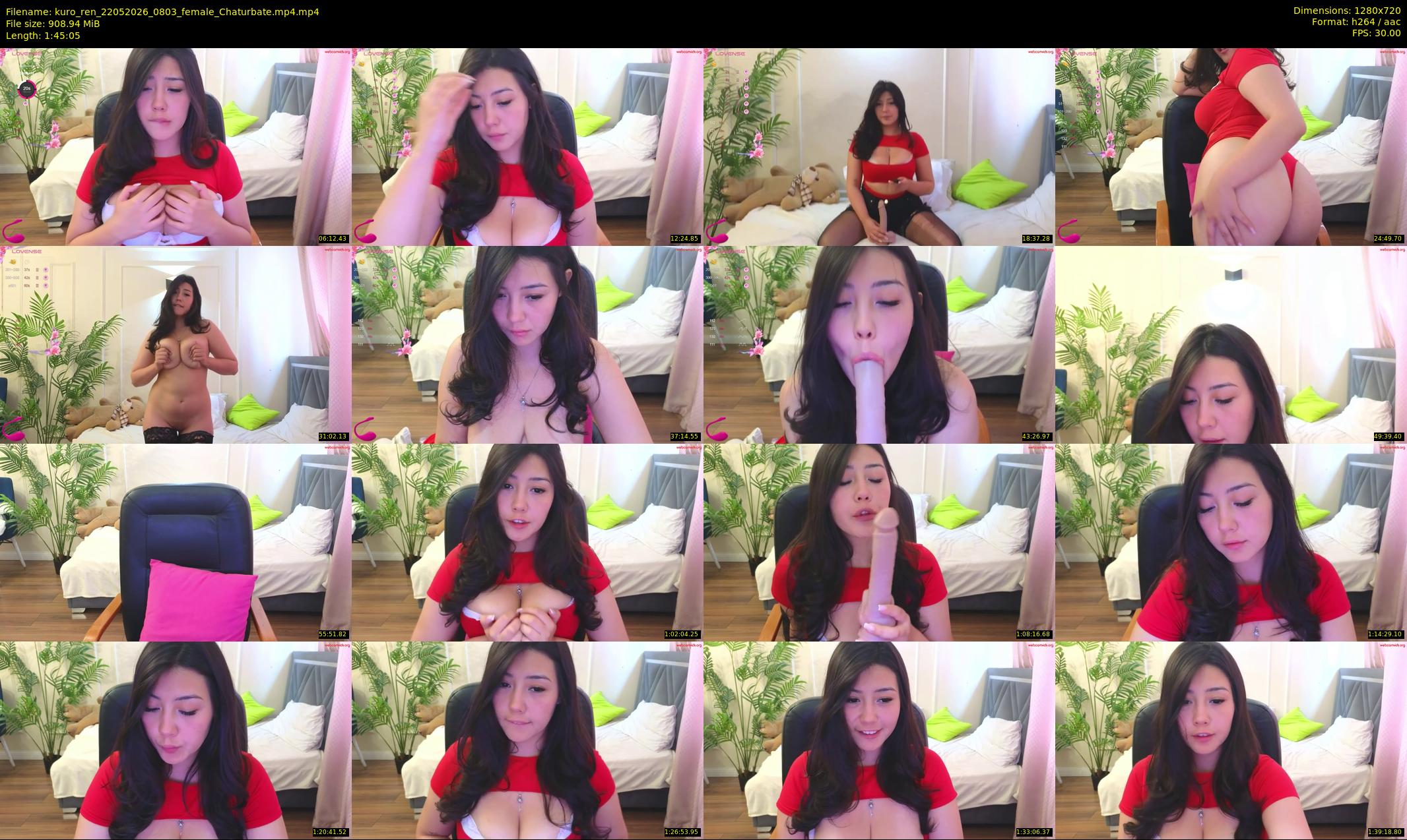 kuro_ren — 106 minute Chaturbate female cam show recording, 720p, May 22, 2026