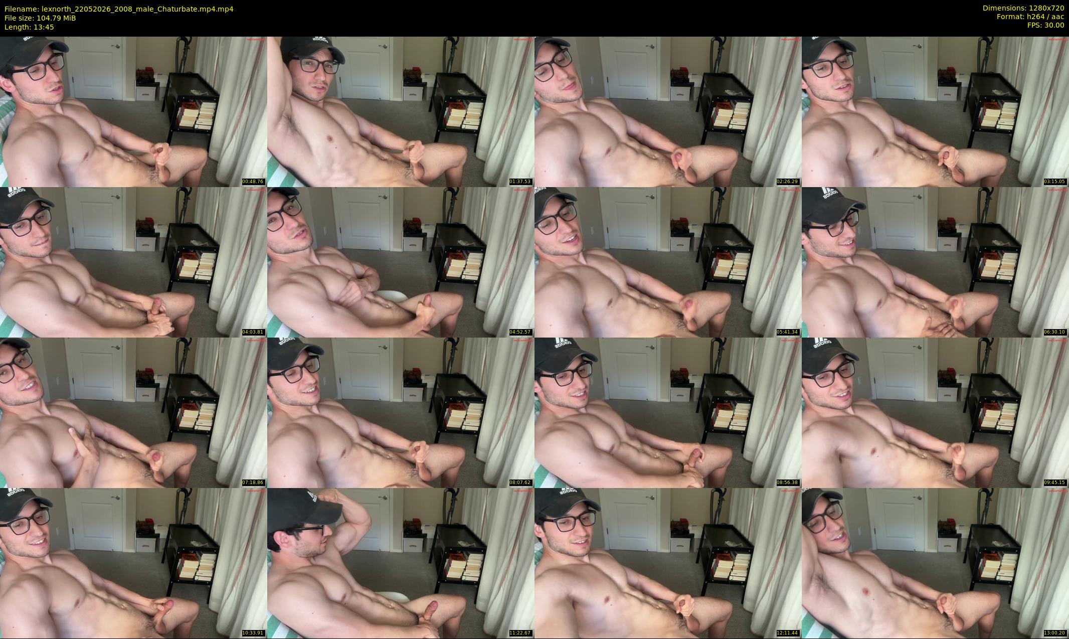 lexnorth — 14 minute Chaturbate male cam show recording, 720p, May 22, 2026