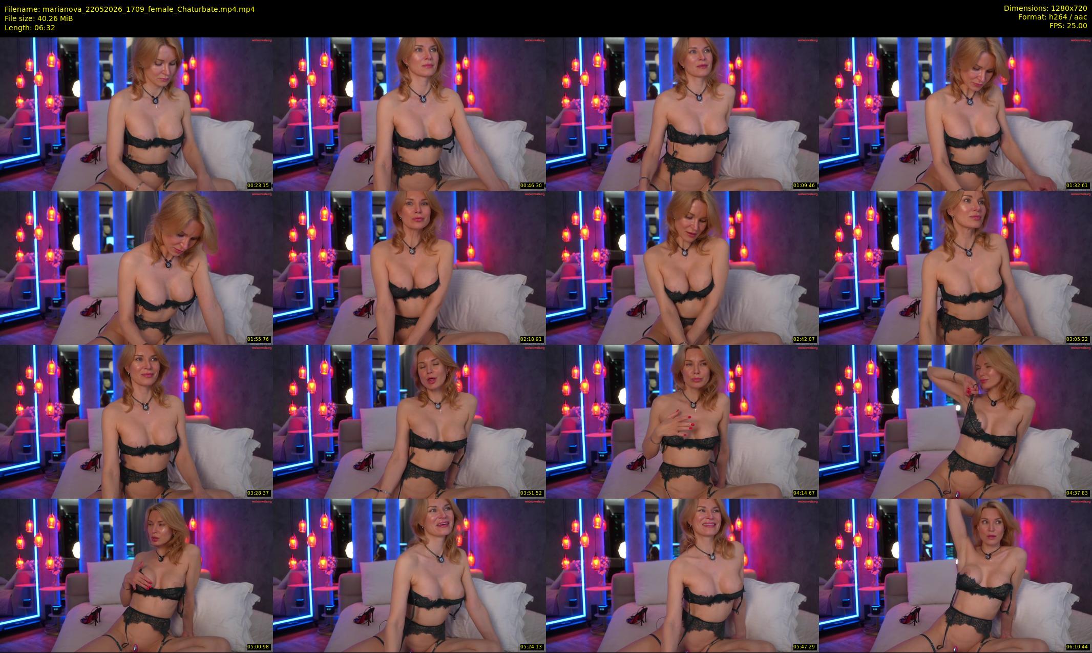 marianova — 7 minute Chaturbate female cam show recording, 720p, May 22, 2026