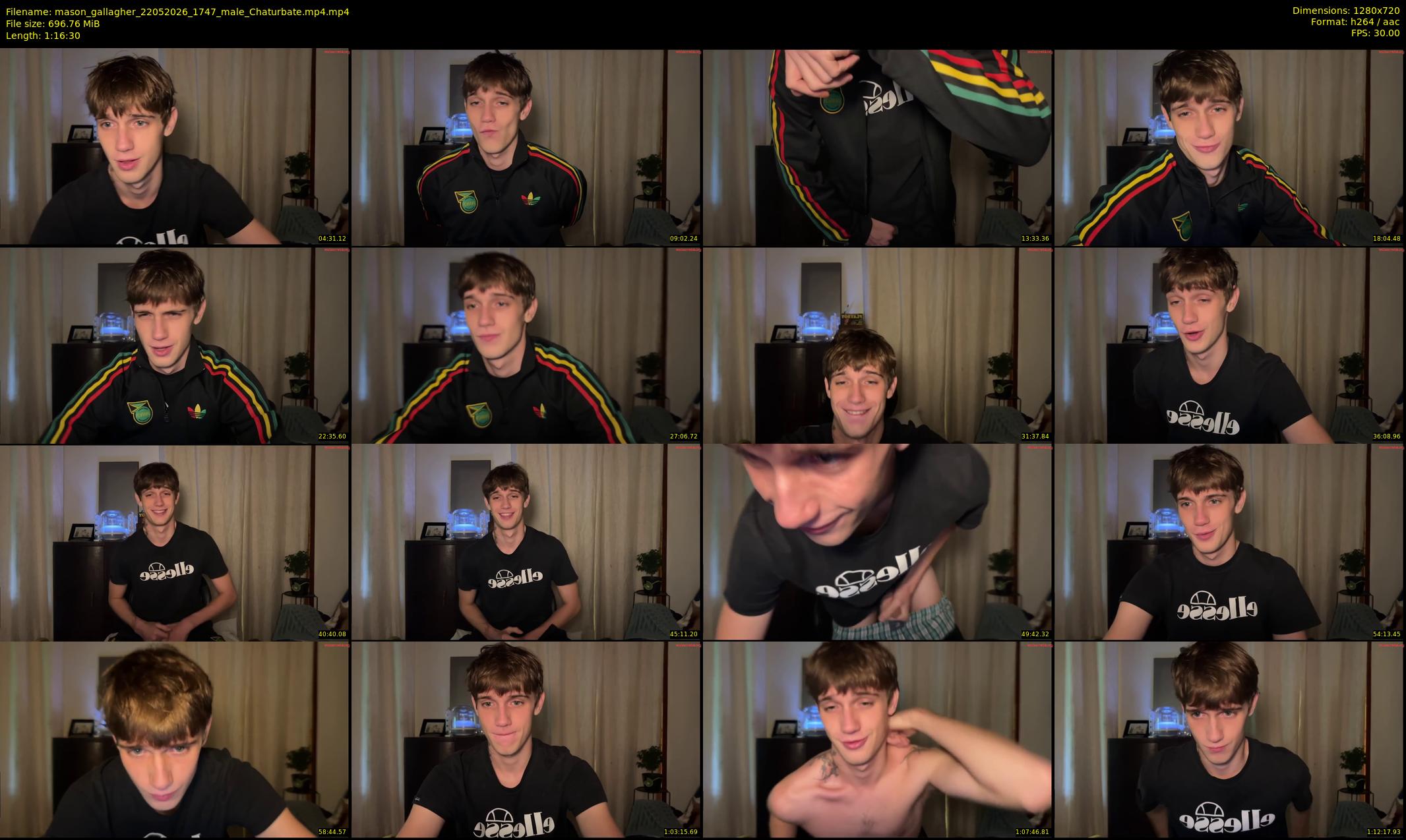 mason_gallagher — 77 minute Chaturbate male cam show recording, 720p, May 22, 2026