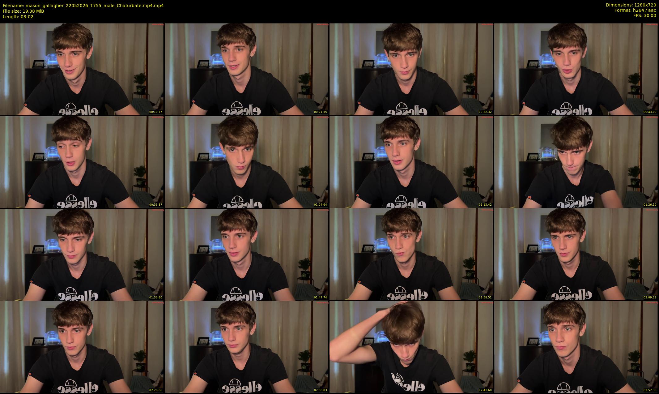 mason_gallagher — 4 minute Chaturbate male cam show recording, 720p, May 22, 2026