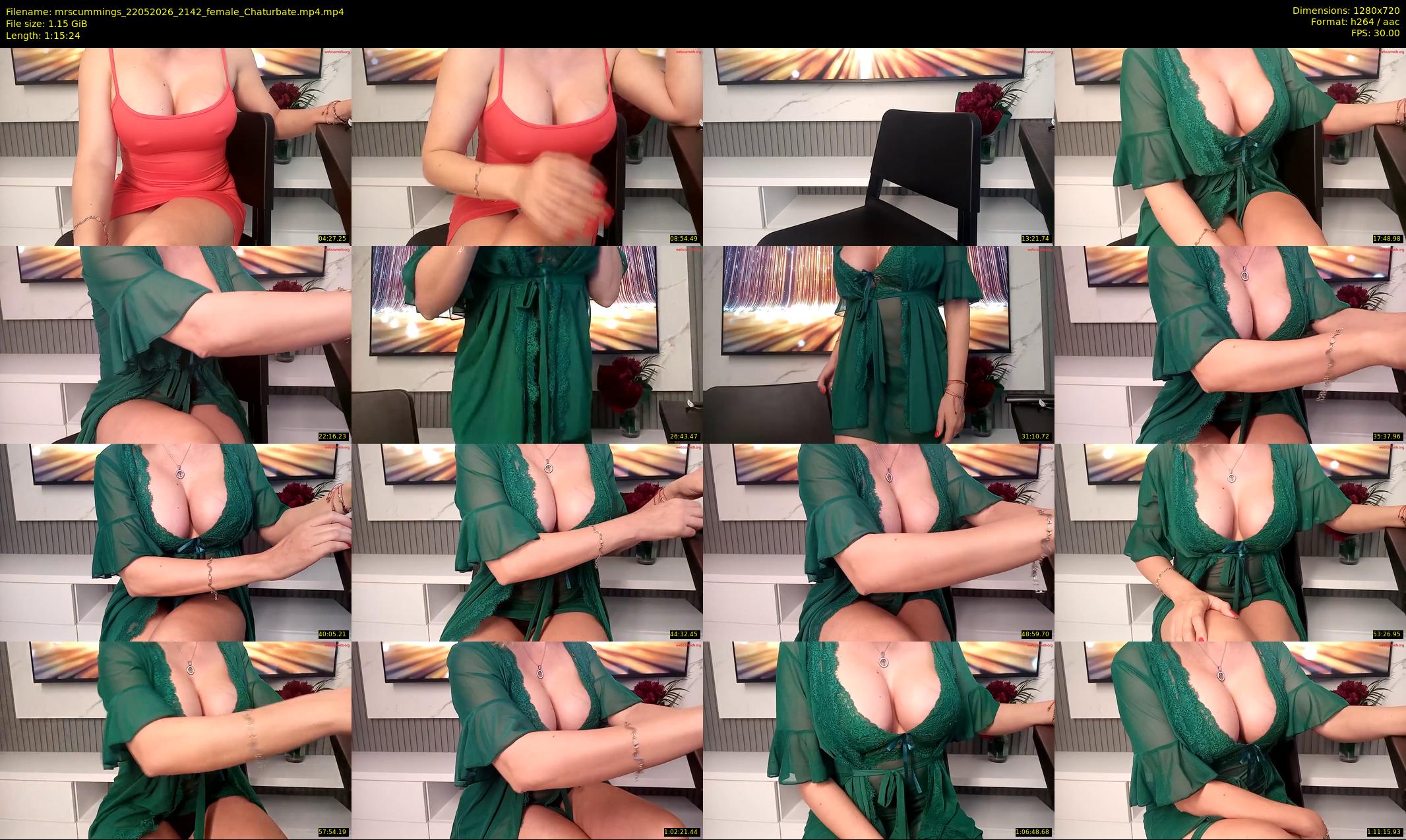 mrscummings — 76 minute Chaturbate female cam show recording, 720p, May 22, 2026