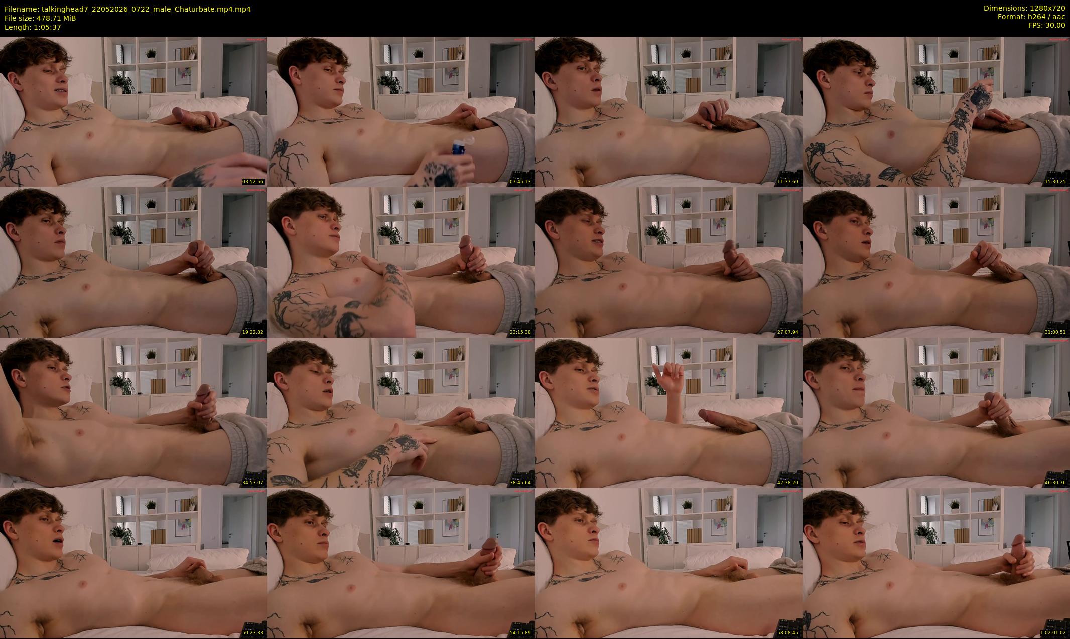 talkinghead7 — 66 minute Chaturbate male cam show recording, 720p, May 22, 2026