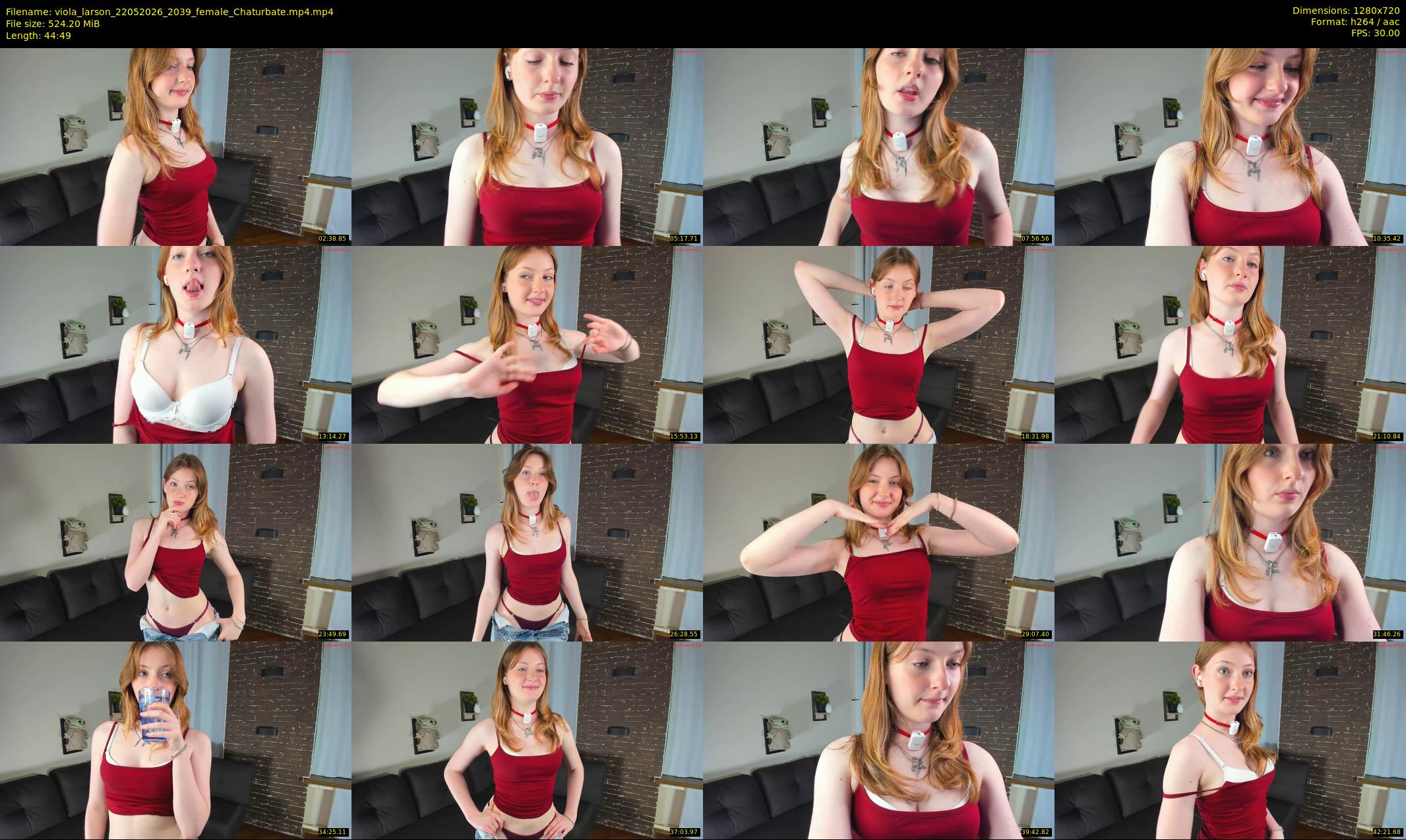 viola_larson — 45 minute Chaturbate female cam show recording, 720p, May 22, 2026