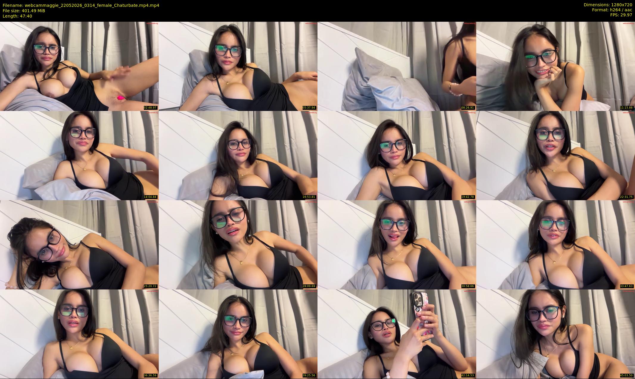 webcammaggie — 48 minute Chaturbate female cam show recording, 720p, May 22, 2026