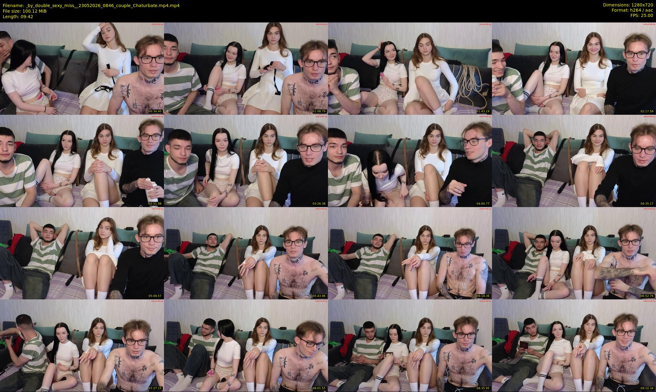 _by_double_sexy_miss_ — 10 minute Chaturbate couple cam show recording, 720p, May 23, 2026
